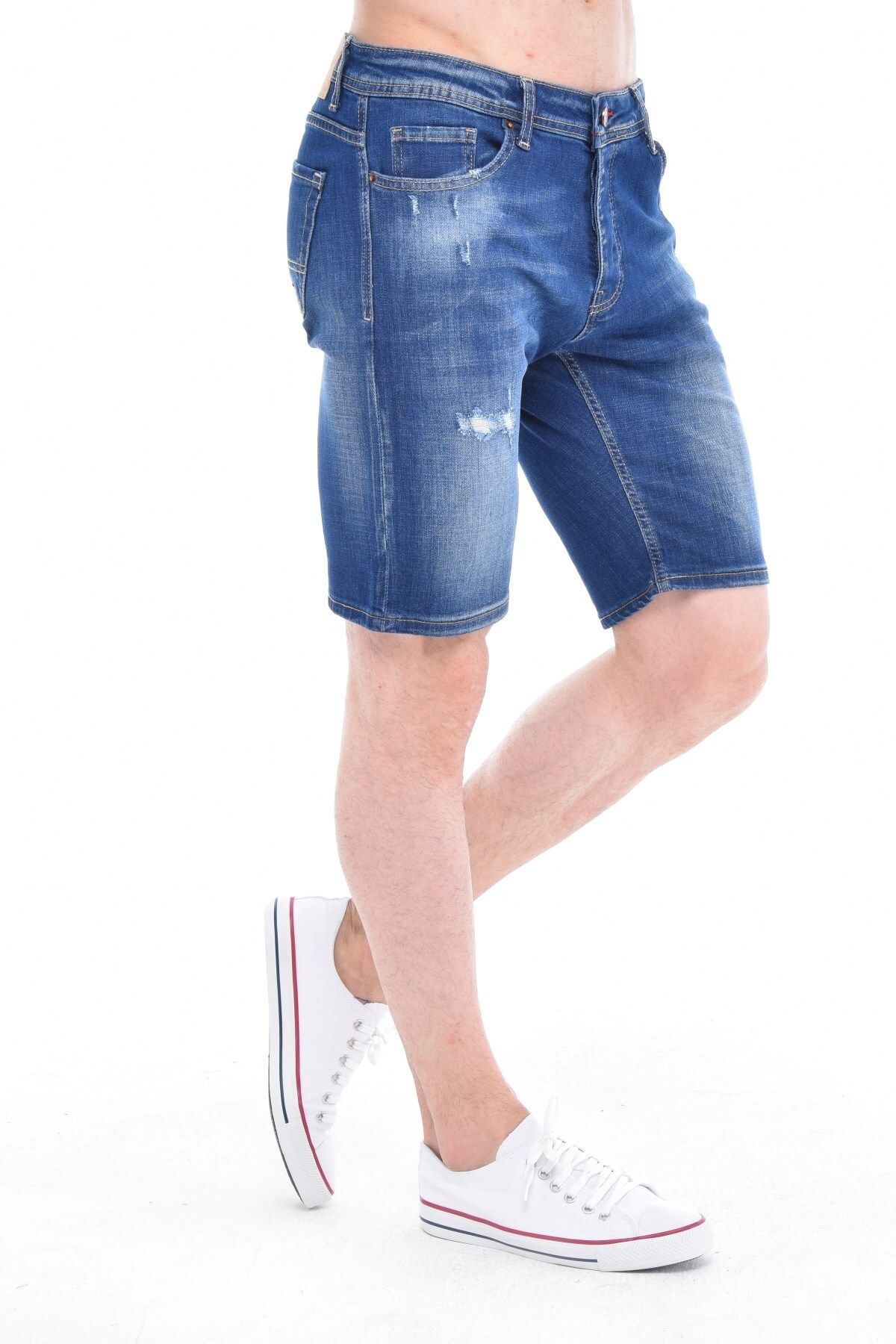 CEDY DENIM Erkek Kot Şort Slim Fit Jean Şort - C342