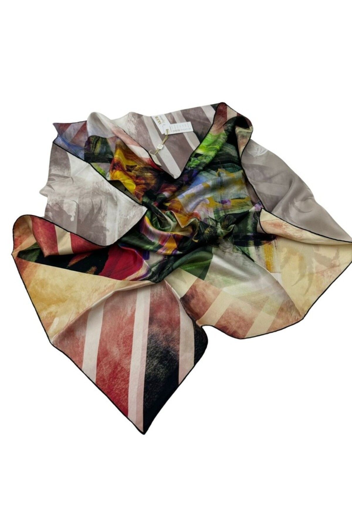 Aker Bosphorus Çift Taraflı İpek Twill Eşarp 8836712-911