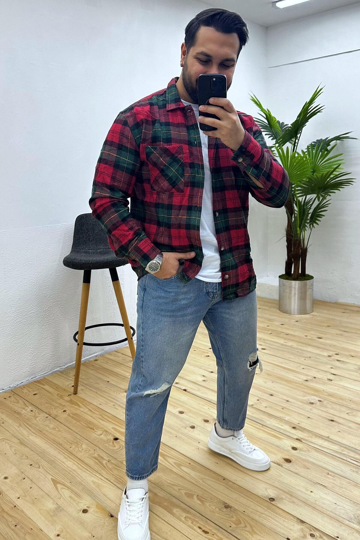 VİP LOKAL Regular Kalıp Oduncu Gömlek