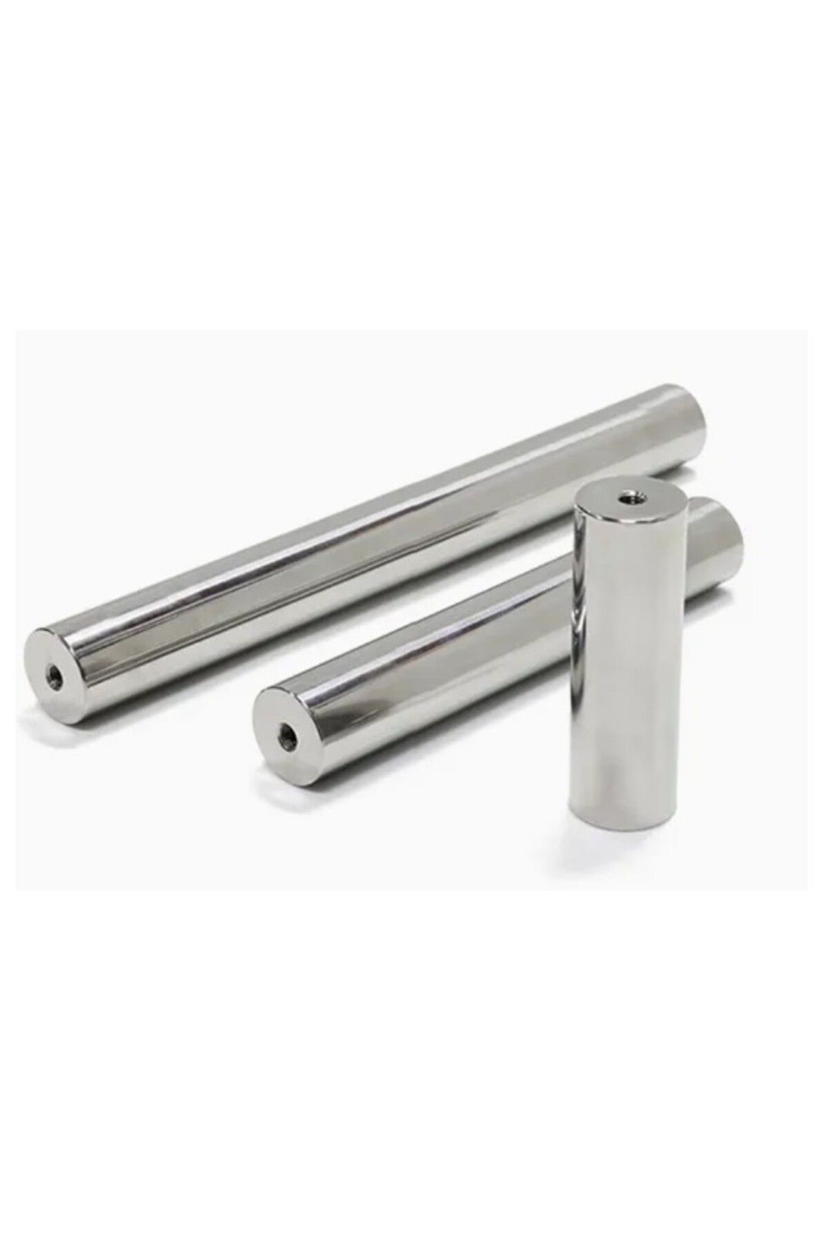 Hdg Güçlü Neodyum Mıknatıs Seperatör Çubuk Bar Boru Mıknatıs d25x200mm M8 Dişli