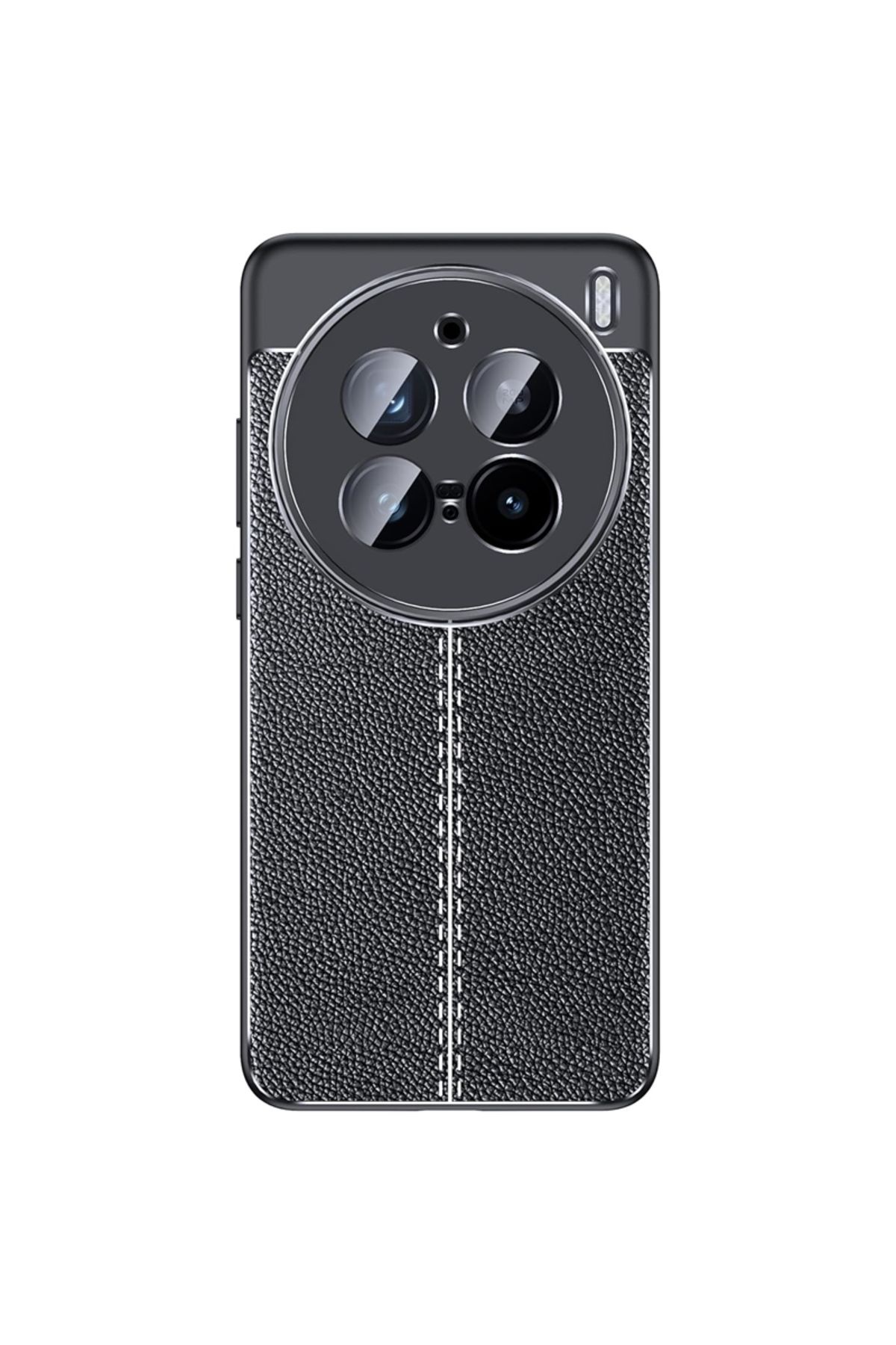 KılıfShop Vivo X200 Pro Kılıf Niss Deri Desen Silikon