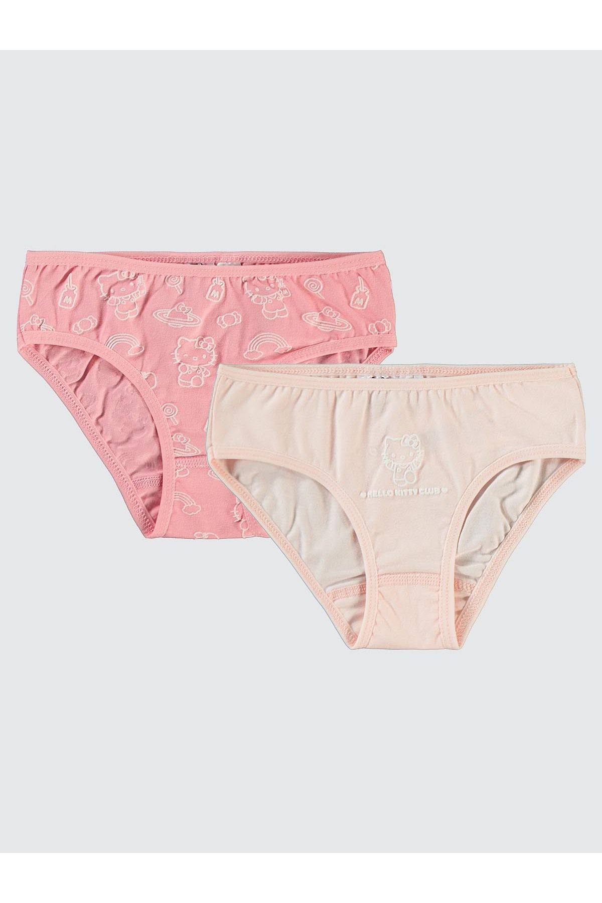 Hello Kitty Hello Kıtty Kız Çocuk 2'li Külot Set 2-10 Yaş  Pembe