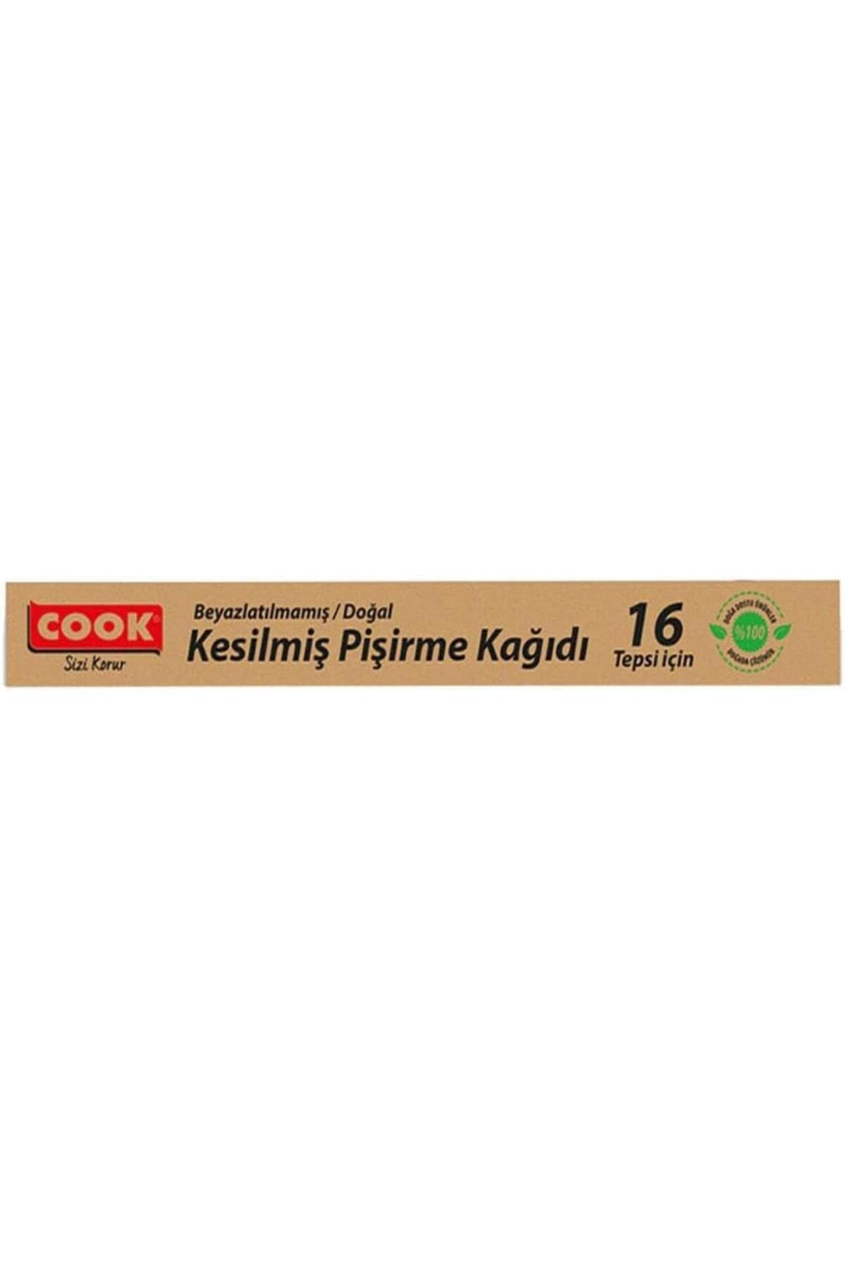 NcK Kesilmiş Doğal Pişirme Kağıdı 37x42 cm, 16'lı