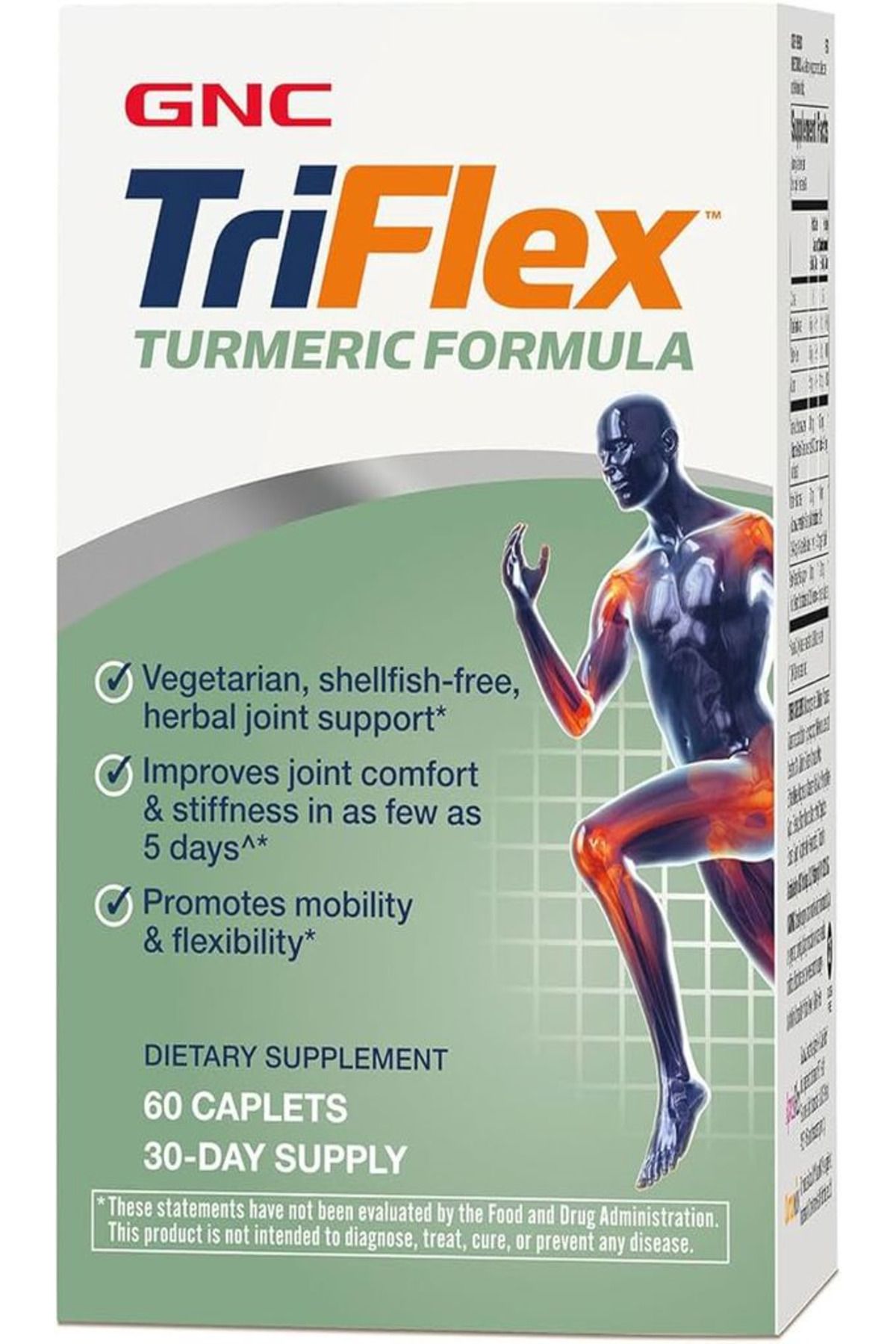 GNCN GNC TriFlex Glukozamin Turmeric (Zerdeçal) Formula - 60 Vegan Caplets