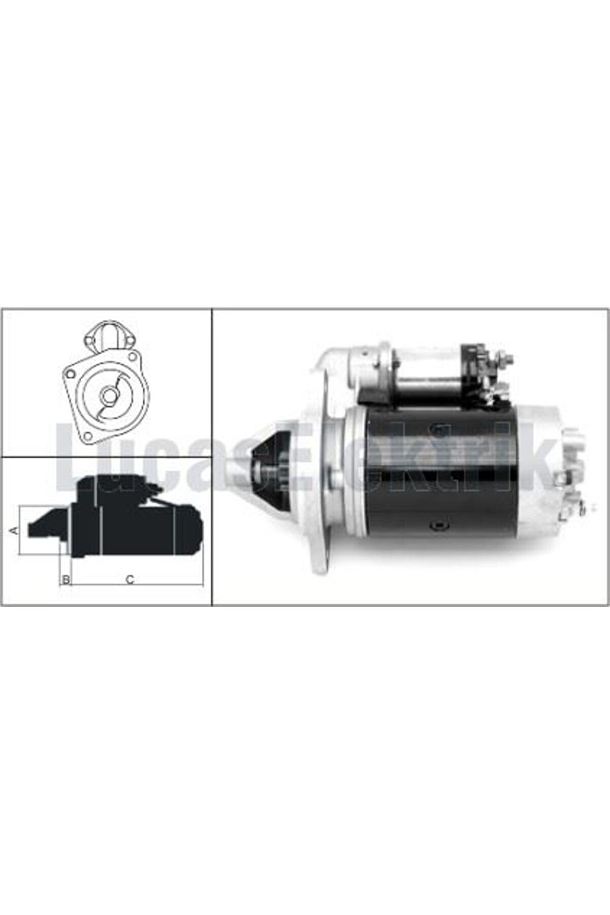 MARS MOTORU 12V 2,1KW 9 DIS M113 UNIVERSAL TRAKTOR