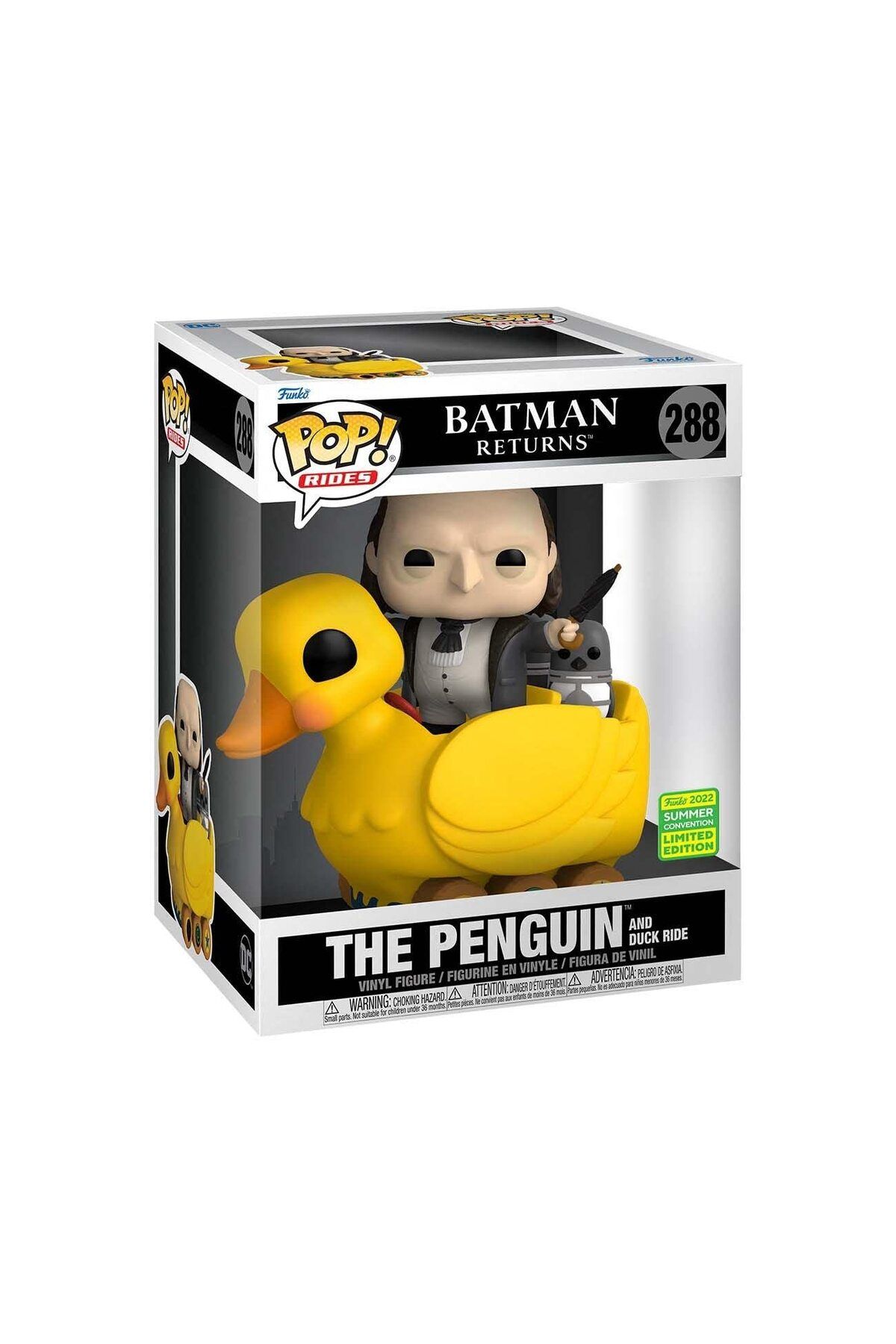 Funko Pop! Batman Returns Penguin and Duck Ride Shared Sticker 2022 Exclusive Figürü