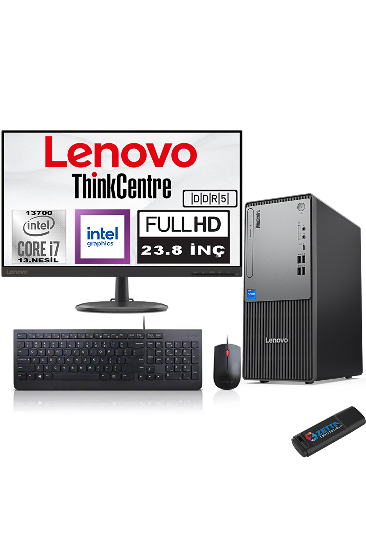 Neo 50T G5 I7 13700 64GB Ddr5 1tb SSD 23.8 Inç MON Freedos UHD 770 2412UB000LTRF23197ZETTAFLASH