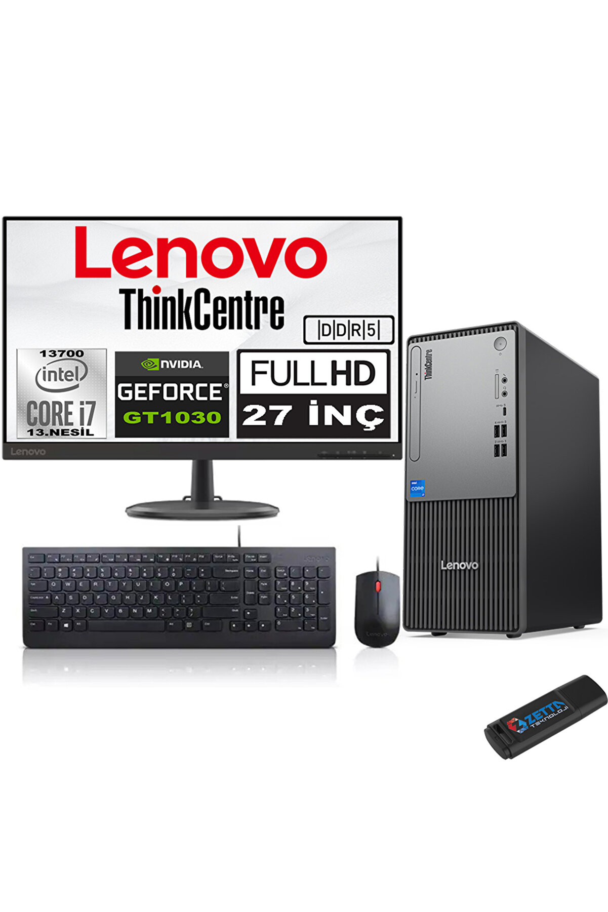 Neo 50T G5 I7 13700 64GB Ddr5 256GB SSD 27 Inç MON Freedos GT1030 10302712UB000LTRF21197ZETTAFLASH