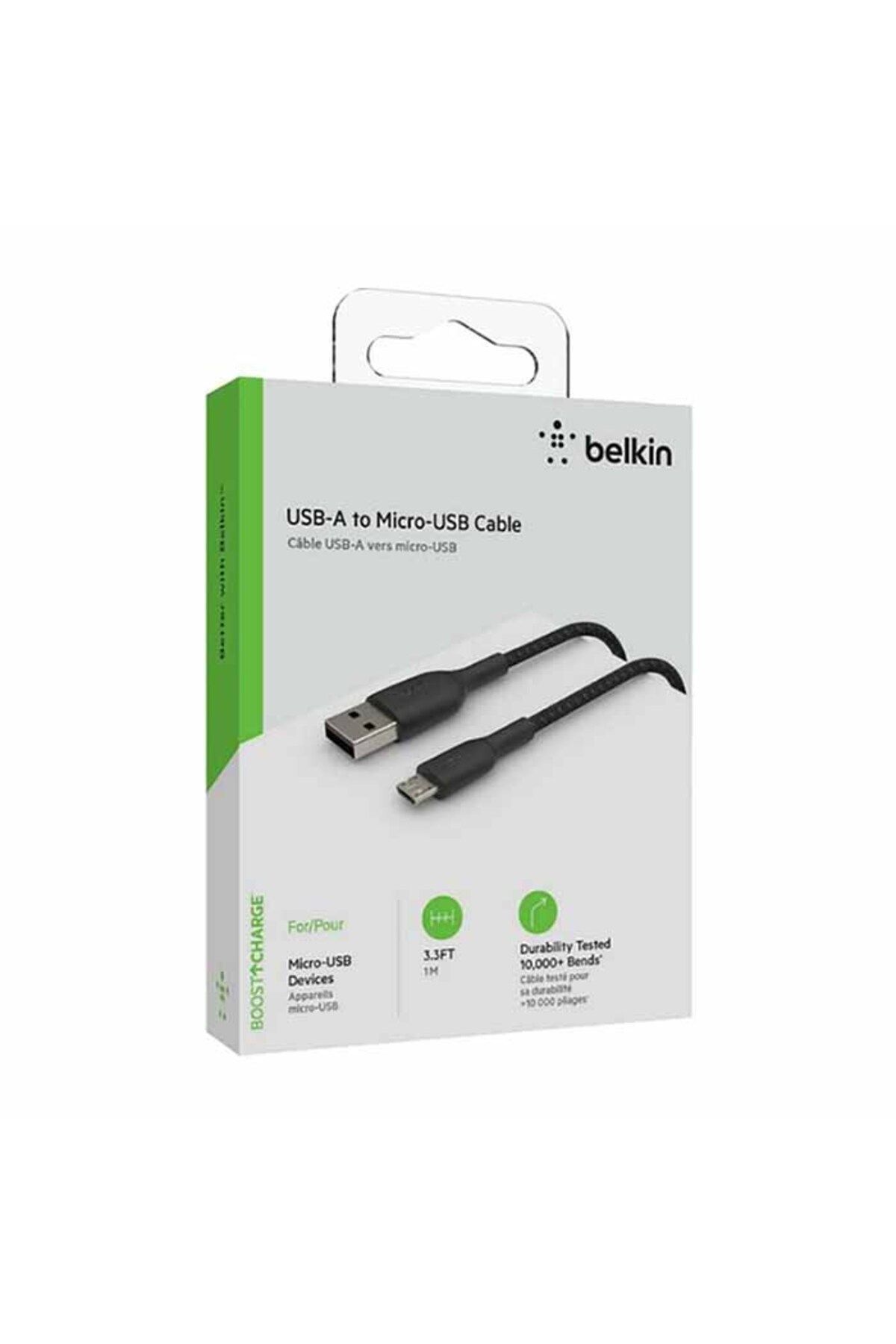 Belkin Typec Data & Hızlı Şarj Kablo 1m Siyah
