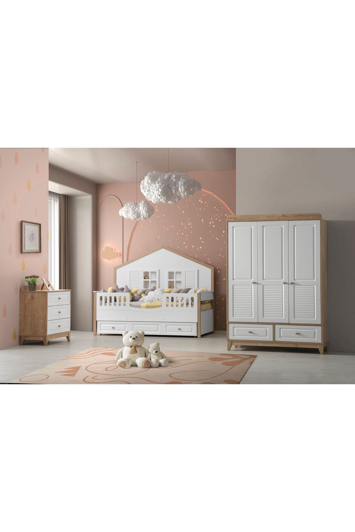 miracool Aymini İmaj Mia Montessori Oda Takımı / Bebek Odası / Çocuk Odası