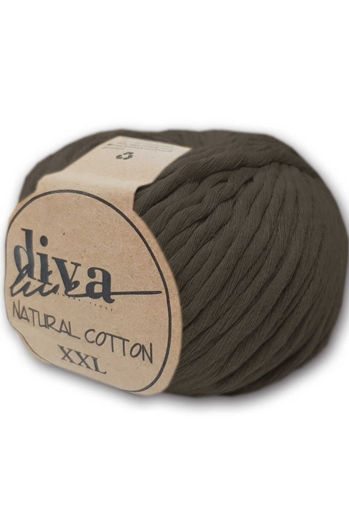 Diva İplik Diva Natural Cotton Xxl 169 Koyu Vizon