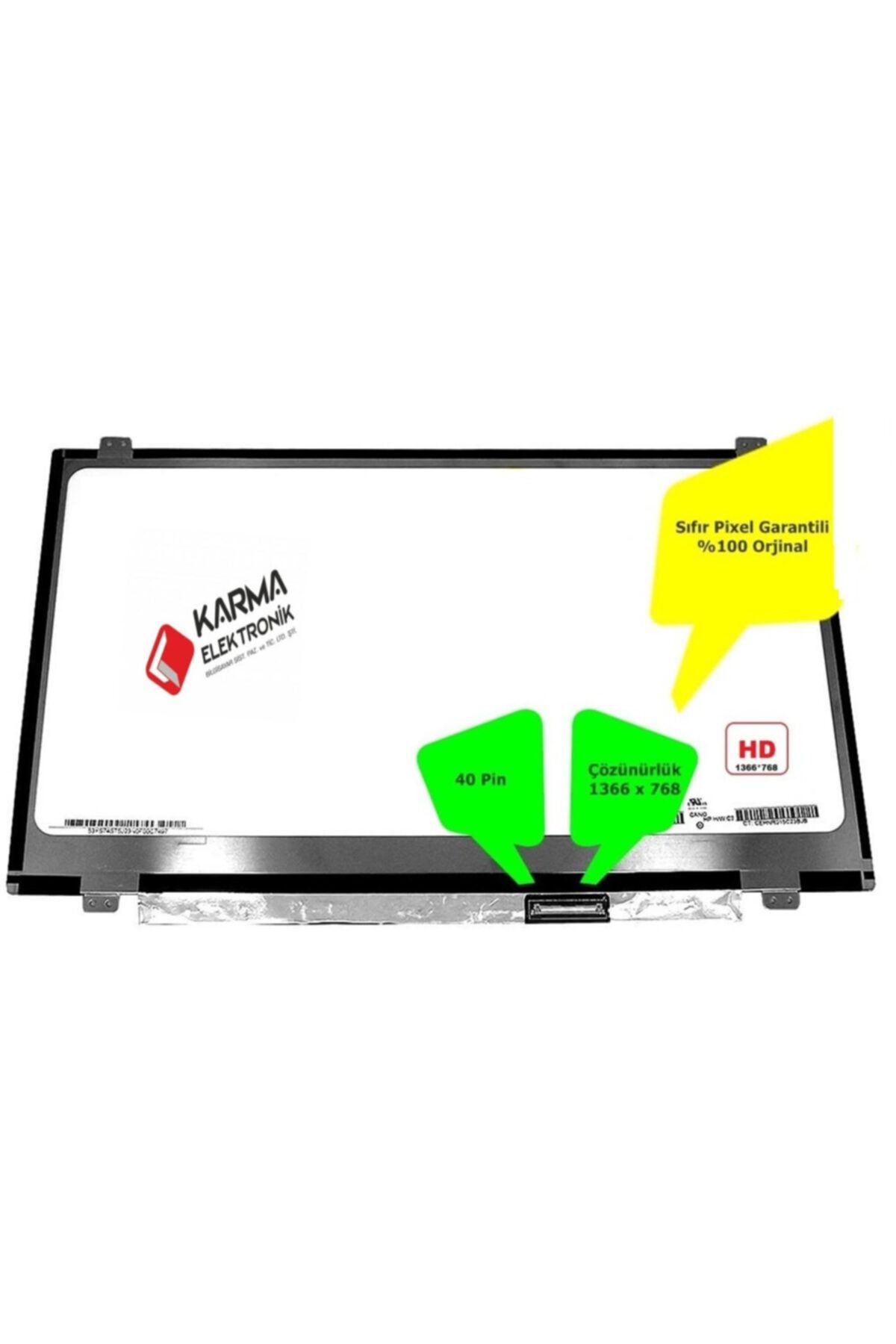 Dell Fujitsu Siemens Lıfebook Ah564 Uyumlu Notebook Slim Led/lcd Panel - Laptop Ekranı
