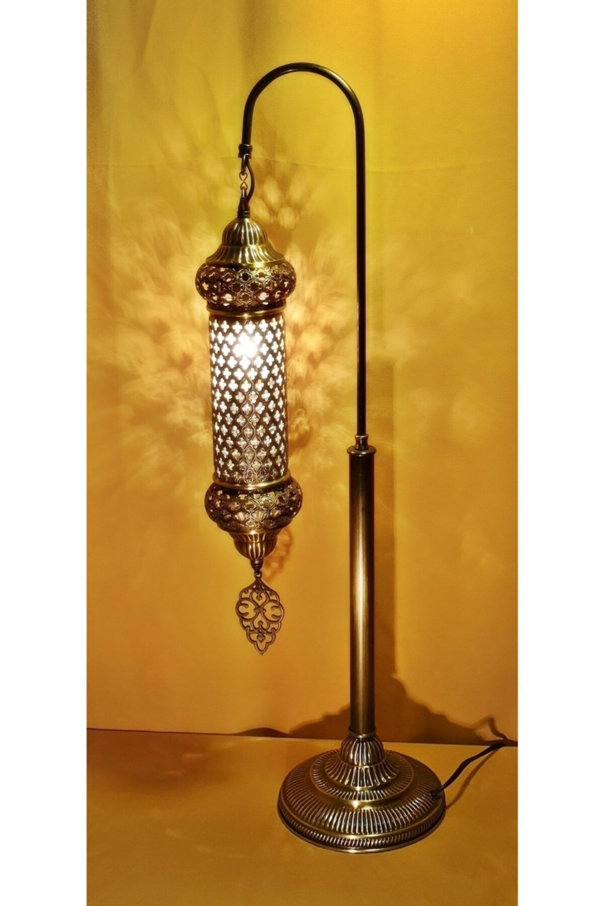 the istanbul lamp Osmanlı Dekoratif Köşe Aydınlatma Sarı Pirinç Lambader B201