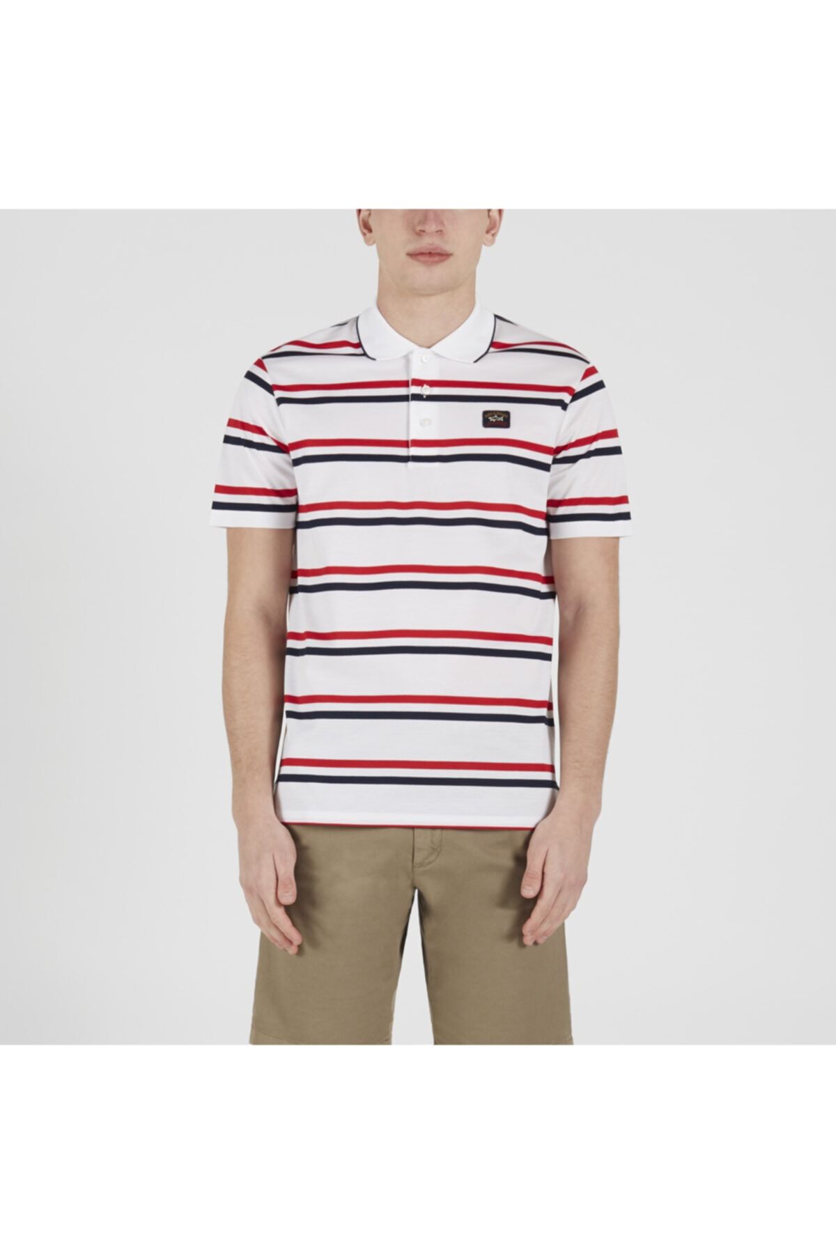 Paul&Shark Men's Knıtted Polo Shırt C.w. Cotton