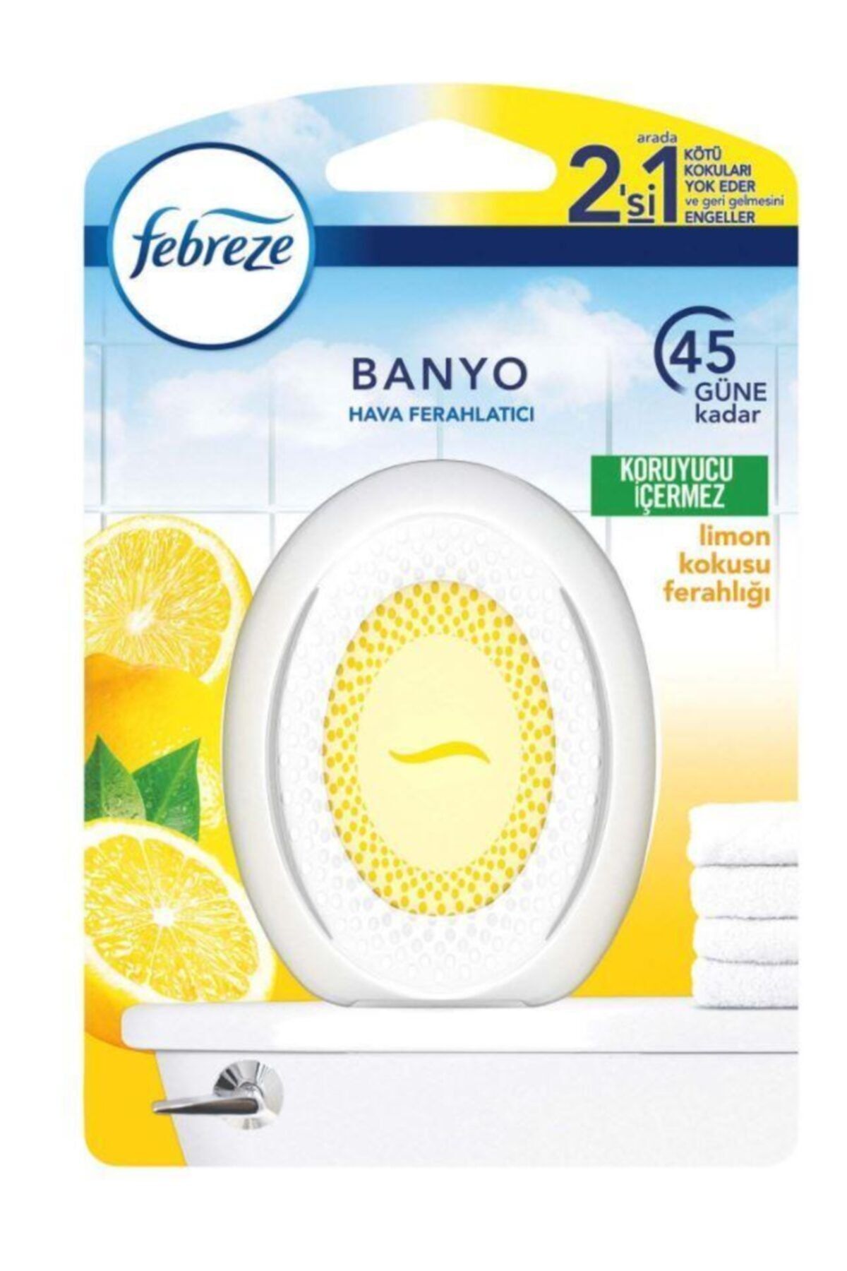 Febreze Banyo Hava Ferahlatıcı Limon Kokusu 7,5 ml