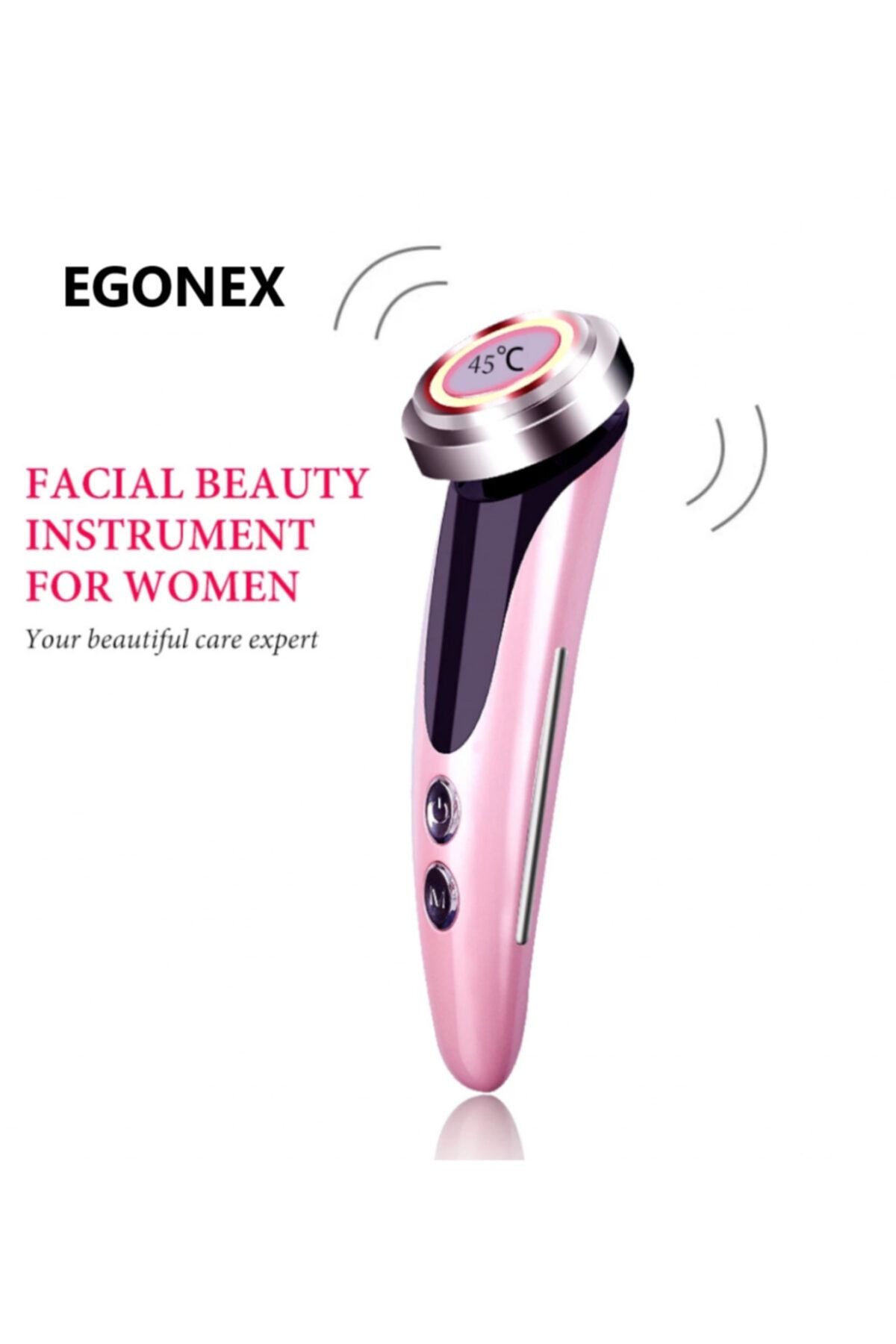 Egonex Resi Dls-02 Ems Güzellik Led Işık Tedavisi Yüz Cilt Bakımı Cihazı Yüz Germe Sıkılaştırmak