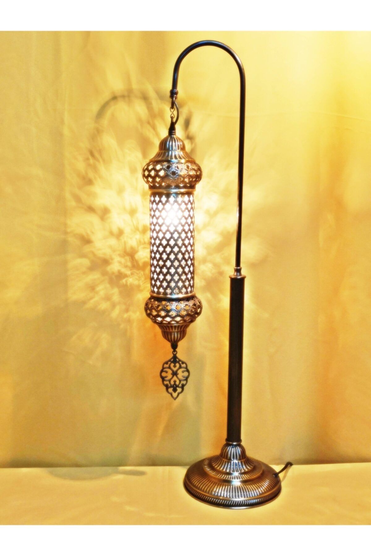 the istanbul lamp Osmanlı Dekoratif Köşe Aydınlatma Sarı Pirinç Lambader