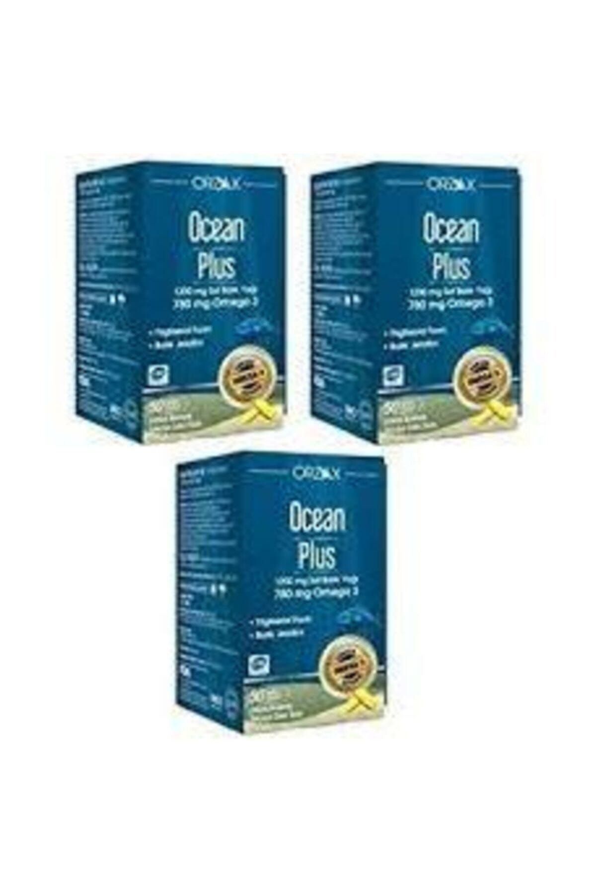 Ocean Orzax Plus 1200mg Omega 3 Saf Balık Yağı 50 Kapsül 3'lü Paket