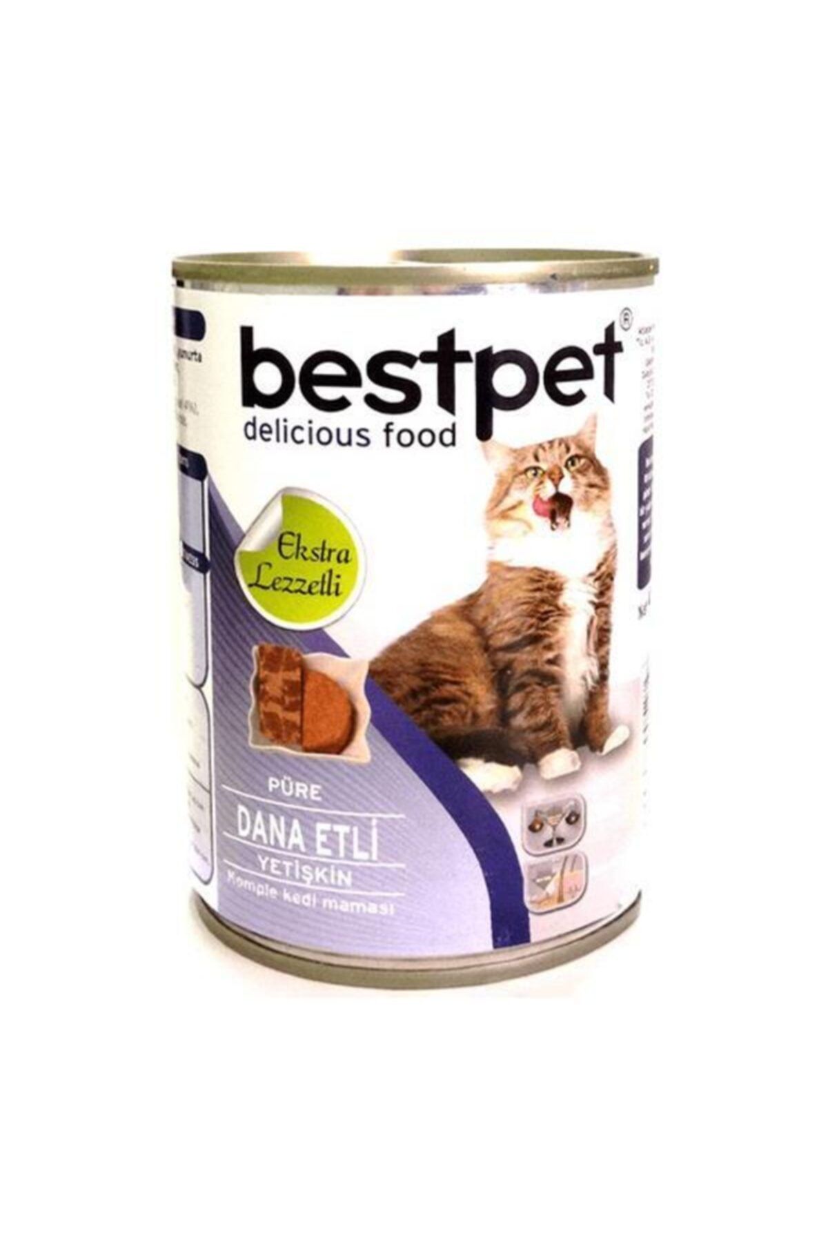 Bestpet Beef Konserve Yetişkin Kedi Maması 415 gr