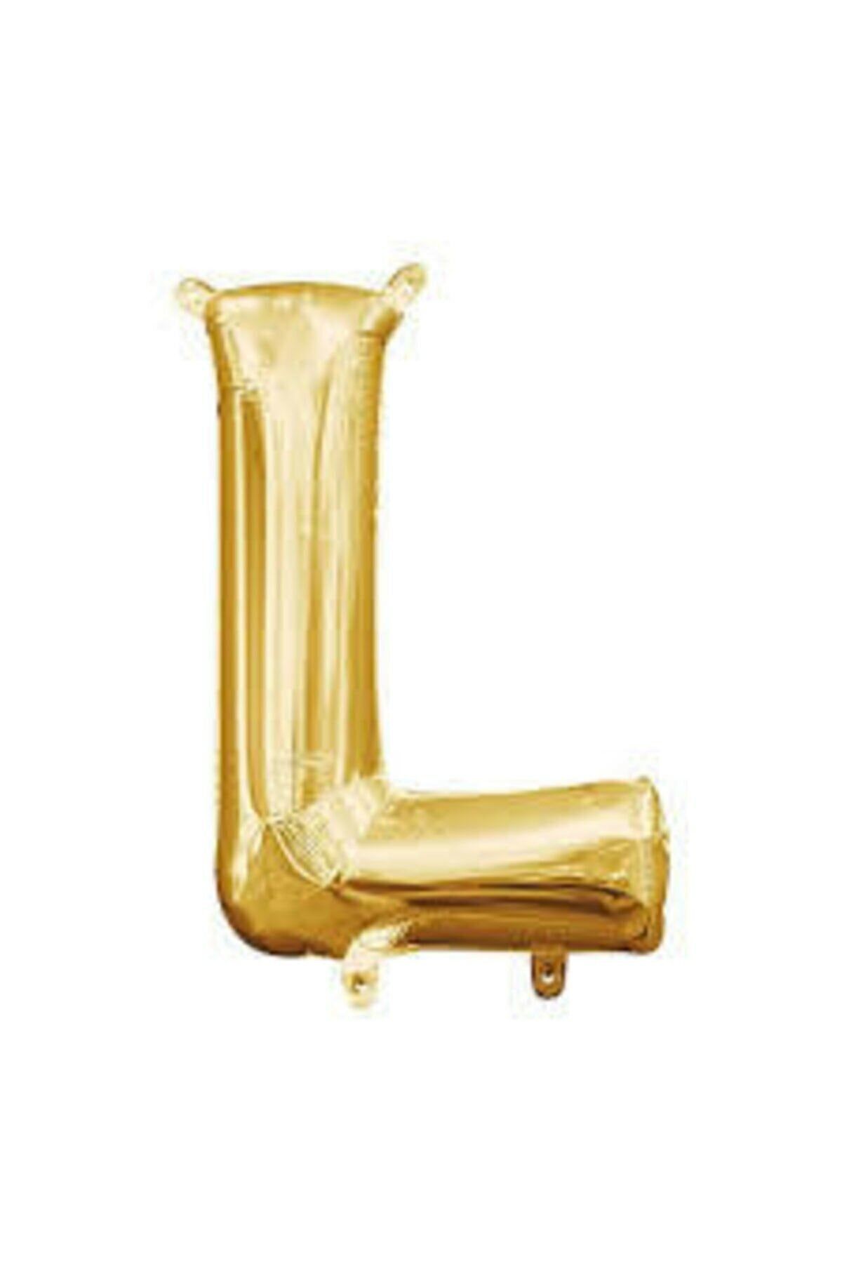 Genel Markalar Gold L Folyo Harf Balon 16" Inç 40 cm