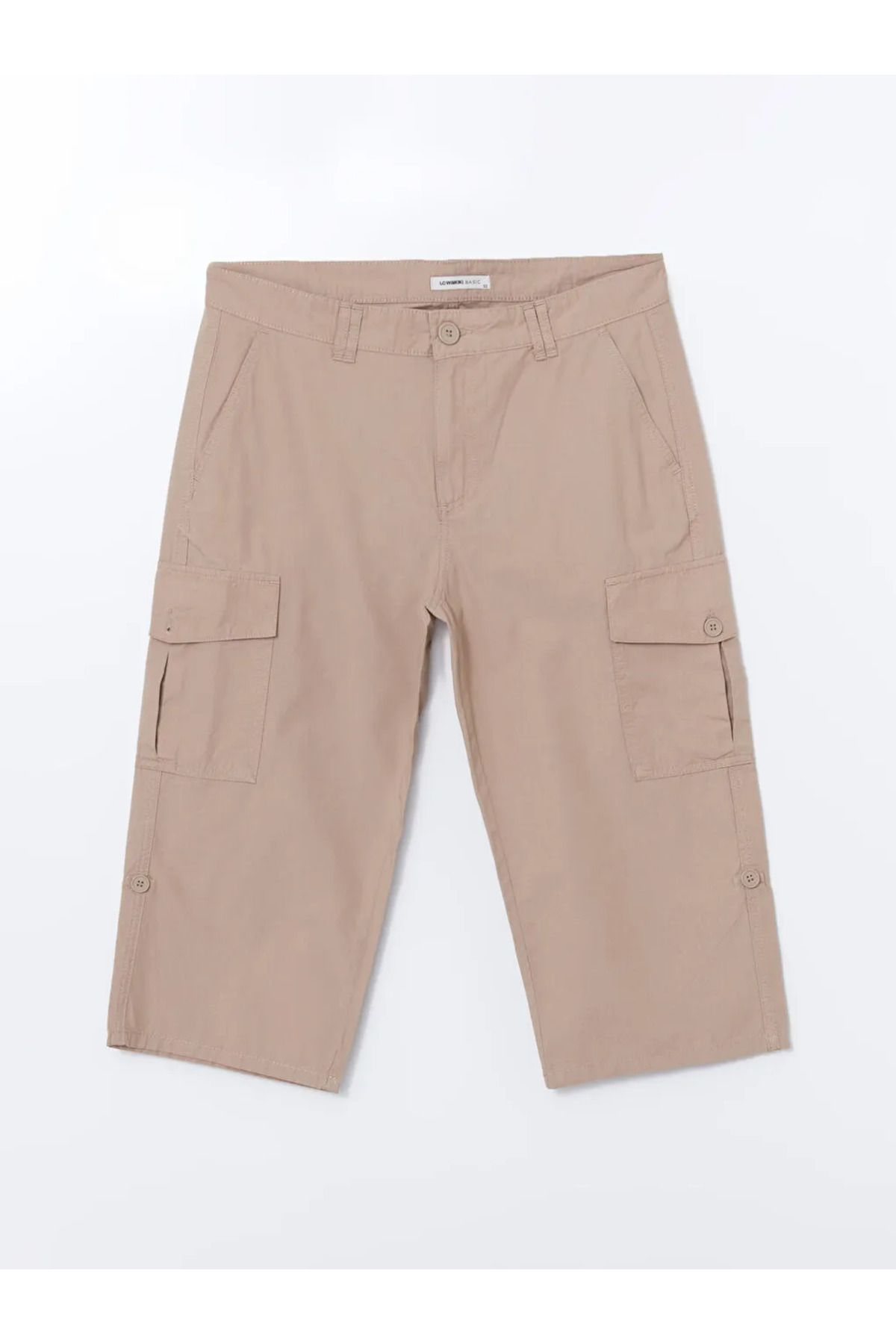 LC Waikiki LCWAIKIKI Classic Standart Kalıp Gabardin Erkek Roller Şort