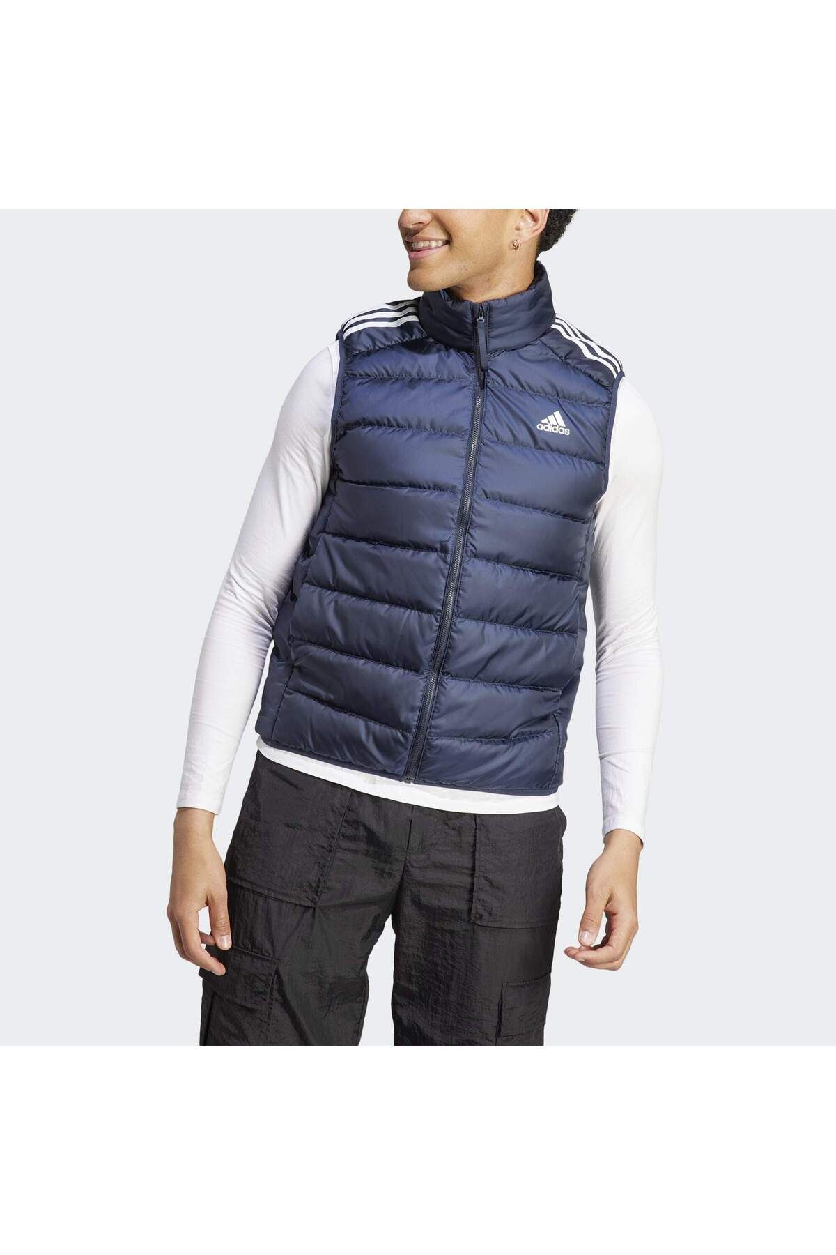 adidas Essentials 3-Stripes Light Down Yelek