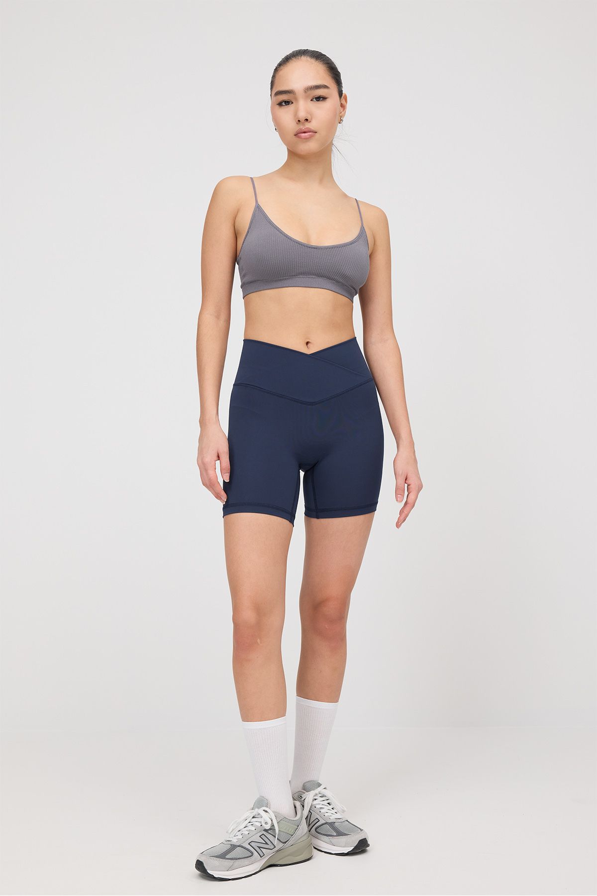 Addax Çapraz Bel Spor Şort Tayt TYT0069-S9