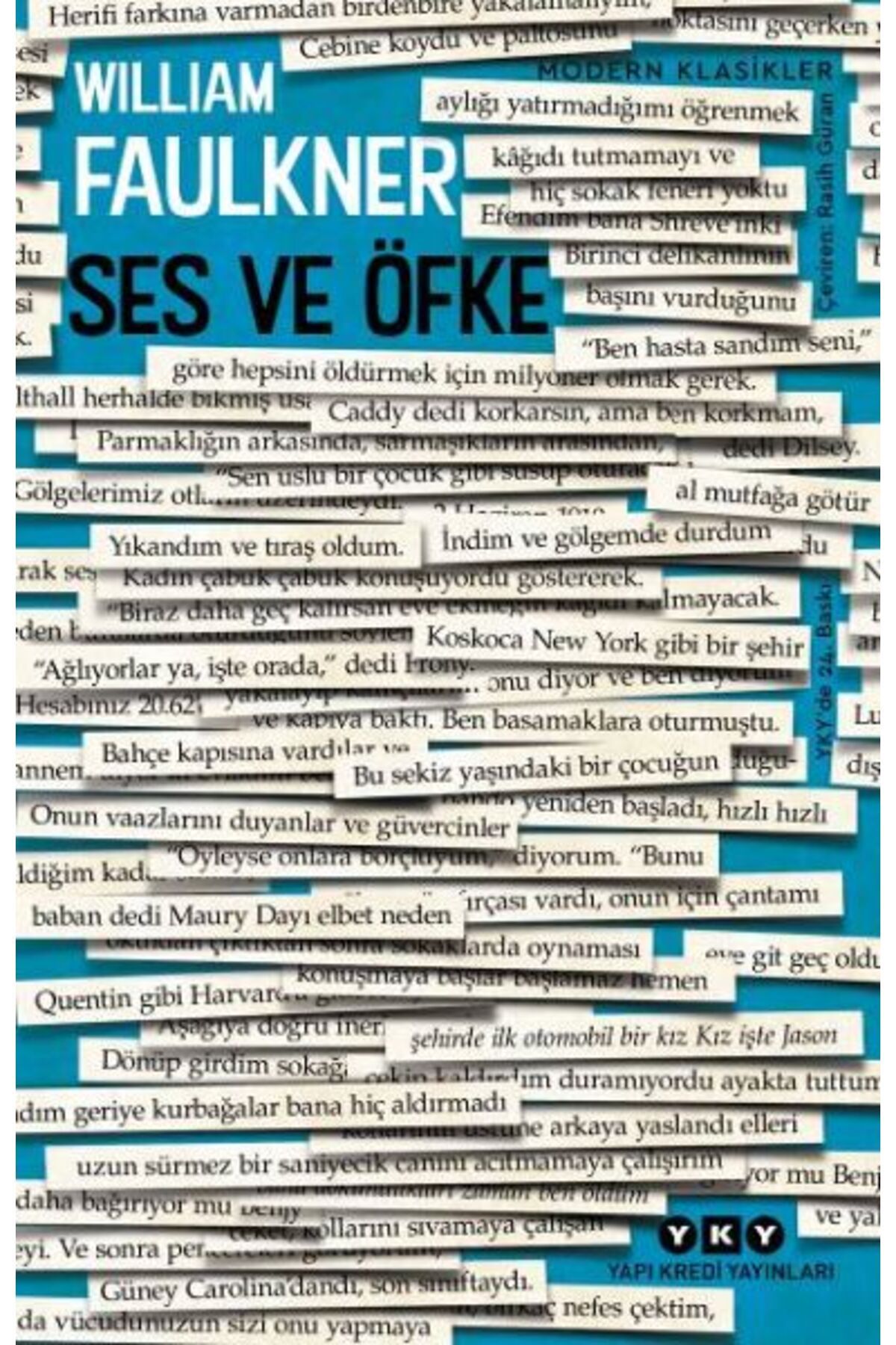 Yapı Kredi Yayınları Ses ve Öfke William Faulkner Yapı Kredi Yayınları