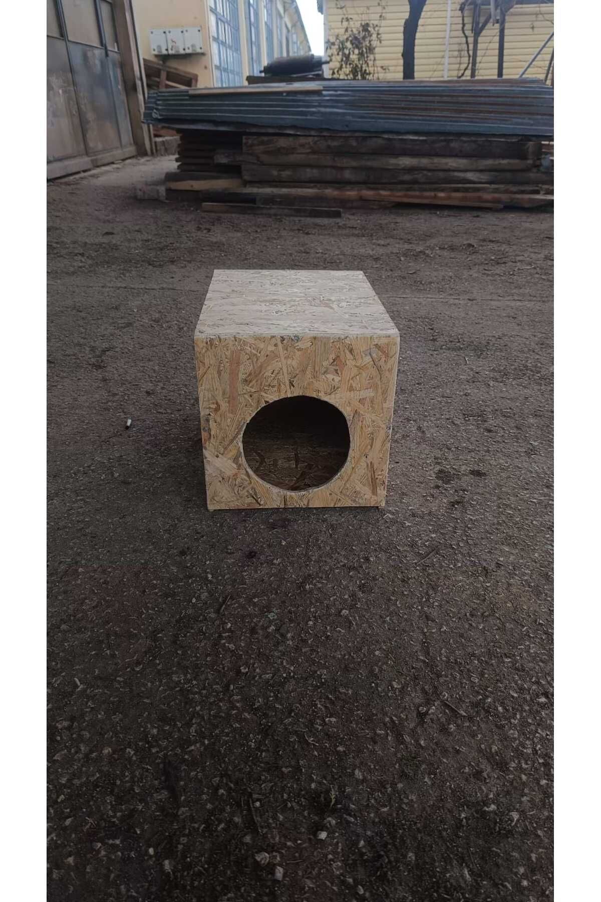 Genel Markalar Ahşap Osb Yağmura Dayanıklı Kedi Yuvası Kedi Evi