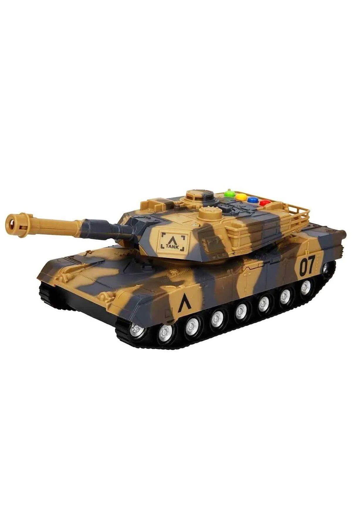 PopŞeker Mini Komutanların Güçlü Silahlı Aracı: Sesli ve Işıklı Askeri Tank