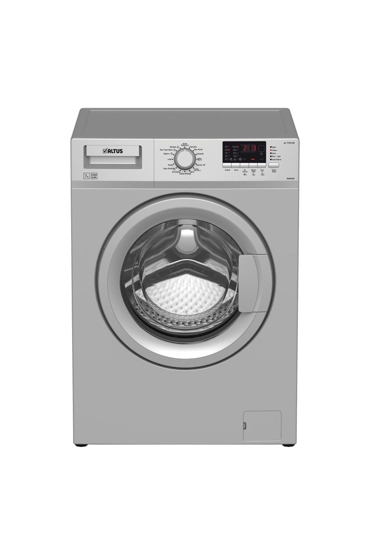 AL 7103 DS Gri 7 Kg 1000 Devir Çamaşır Makinesi