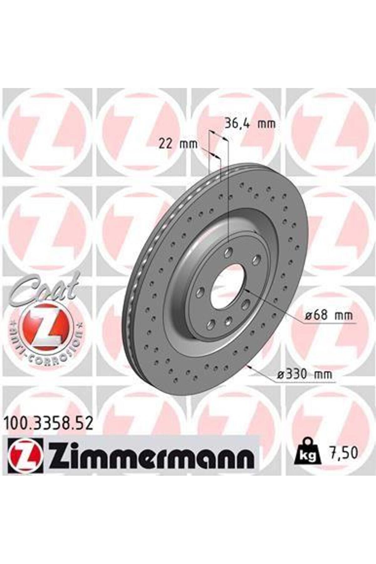 ARKA FREN AYNASI TOUAREG 3.0TDI 17 A4-A5 1.8 TFSI-2.0 TDI 08 A6 2.0 TFSI-2.8 FSI 11 330x22x5xHVLI DE