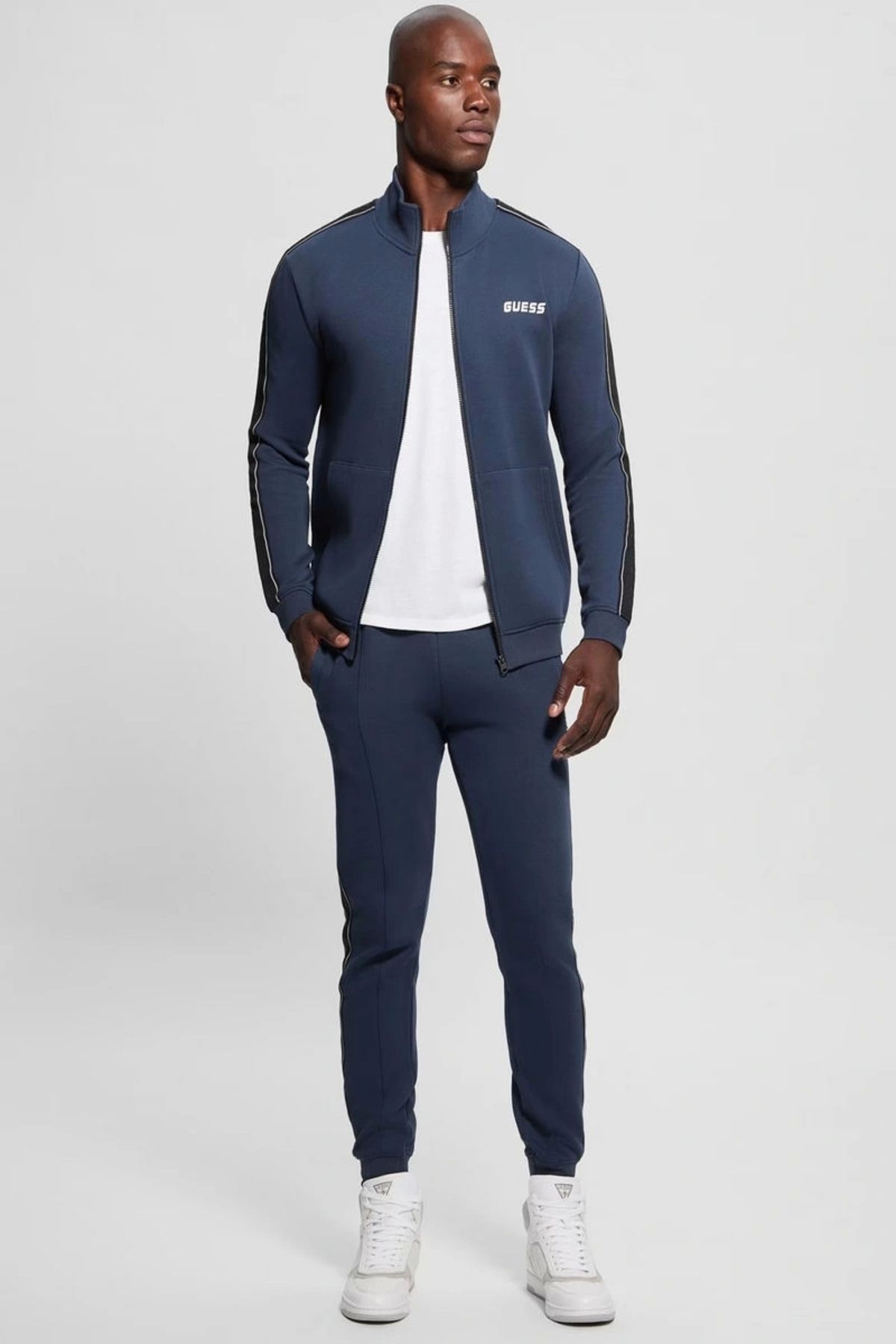 Guess Mıckey Cuff Pant Erkek Mavi Eşofman Altı Z2yb09kb3p2-g7r1