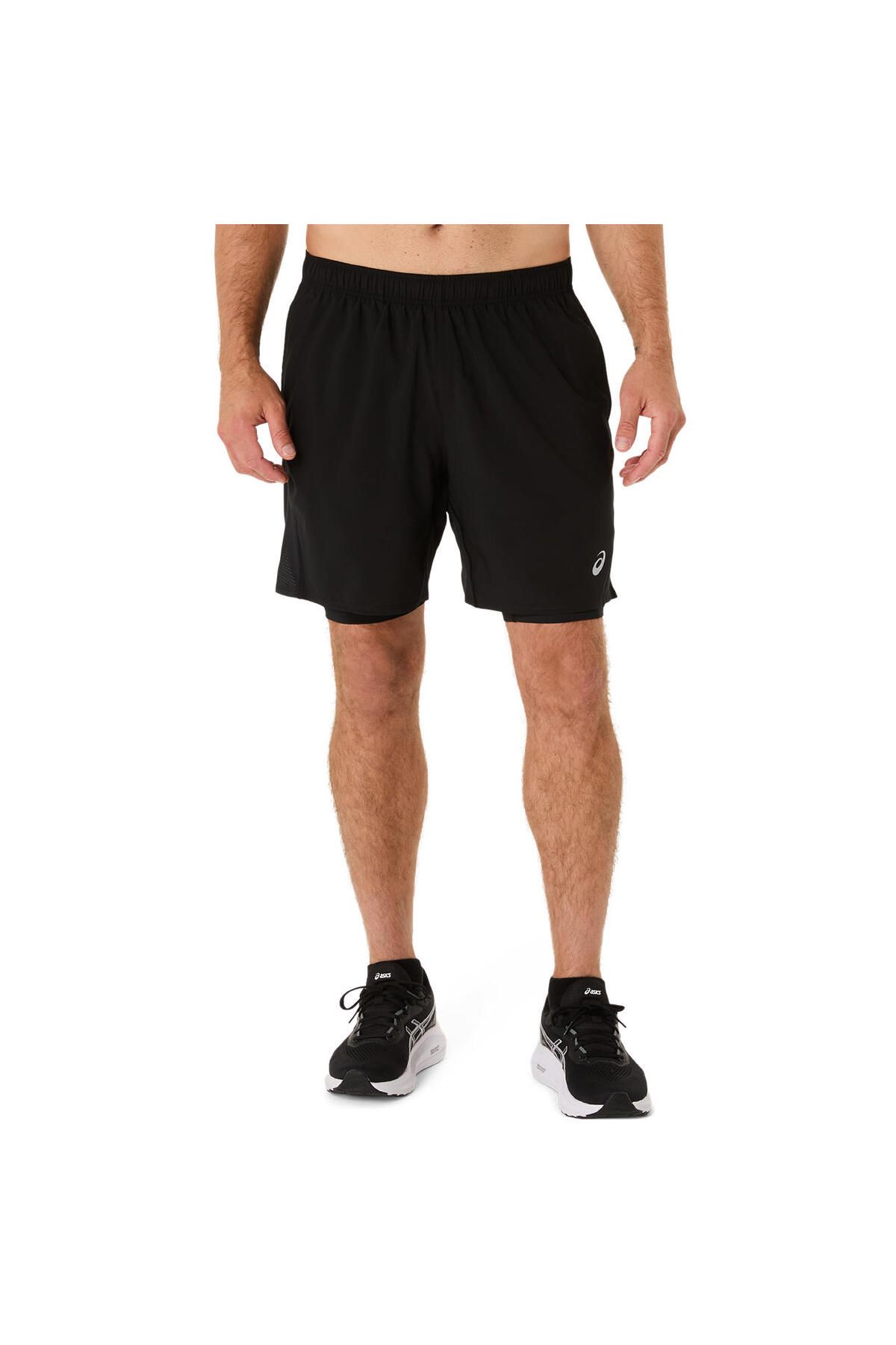 Asics Core 2-n-1 7ın Short Erkek Black Şort 2011d215-001