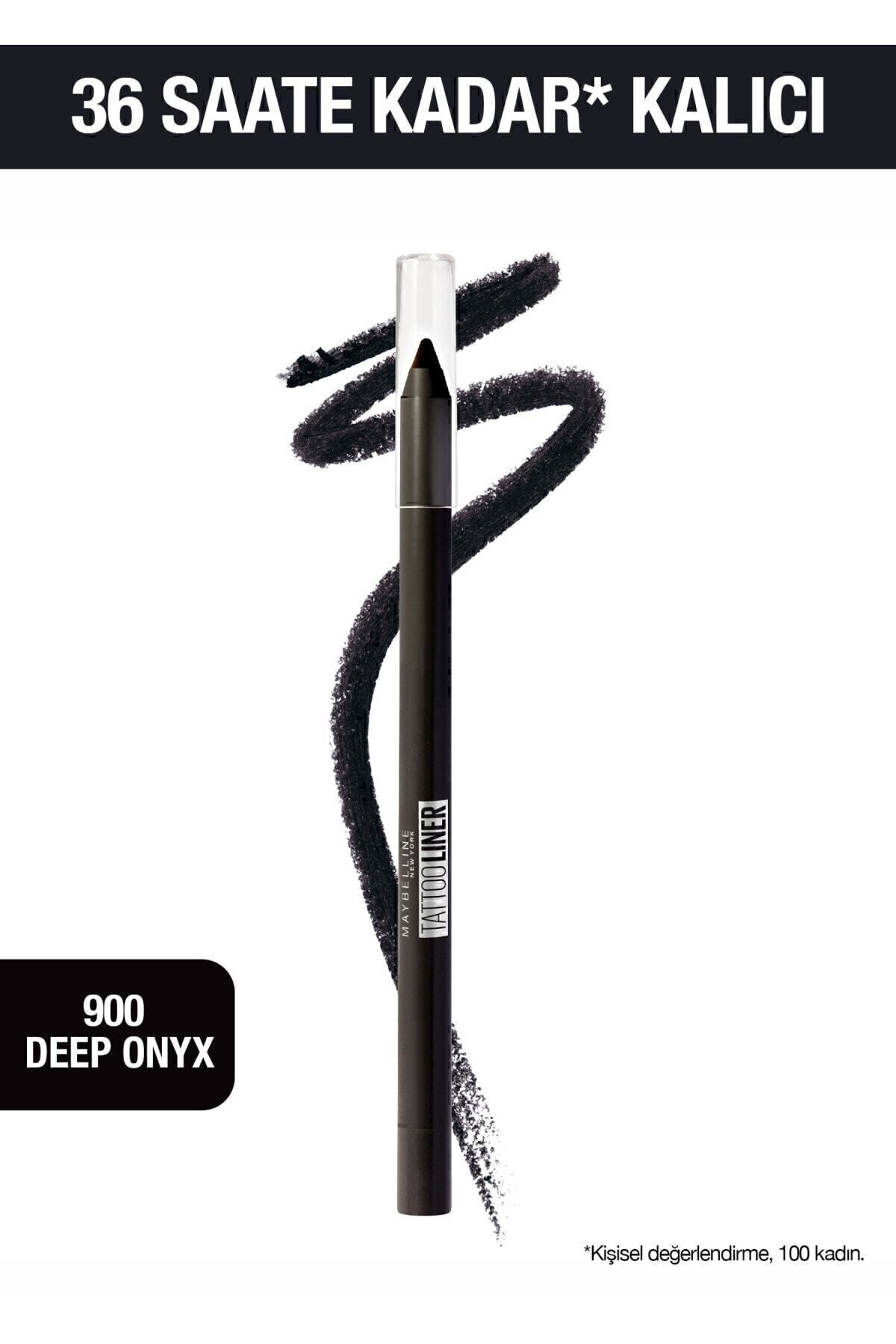 Maybelline New York Siyah Tattoo Liner Jel Göz Kalemi 900 Deep Onyx
