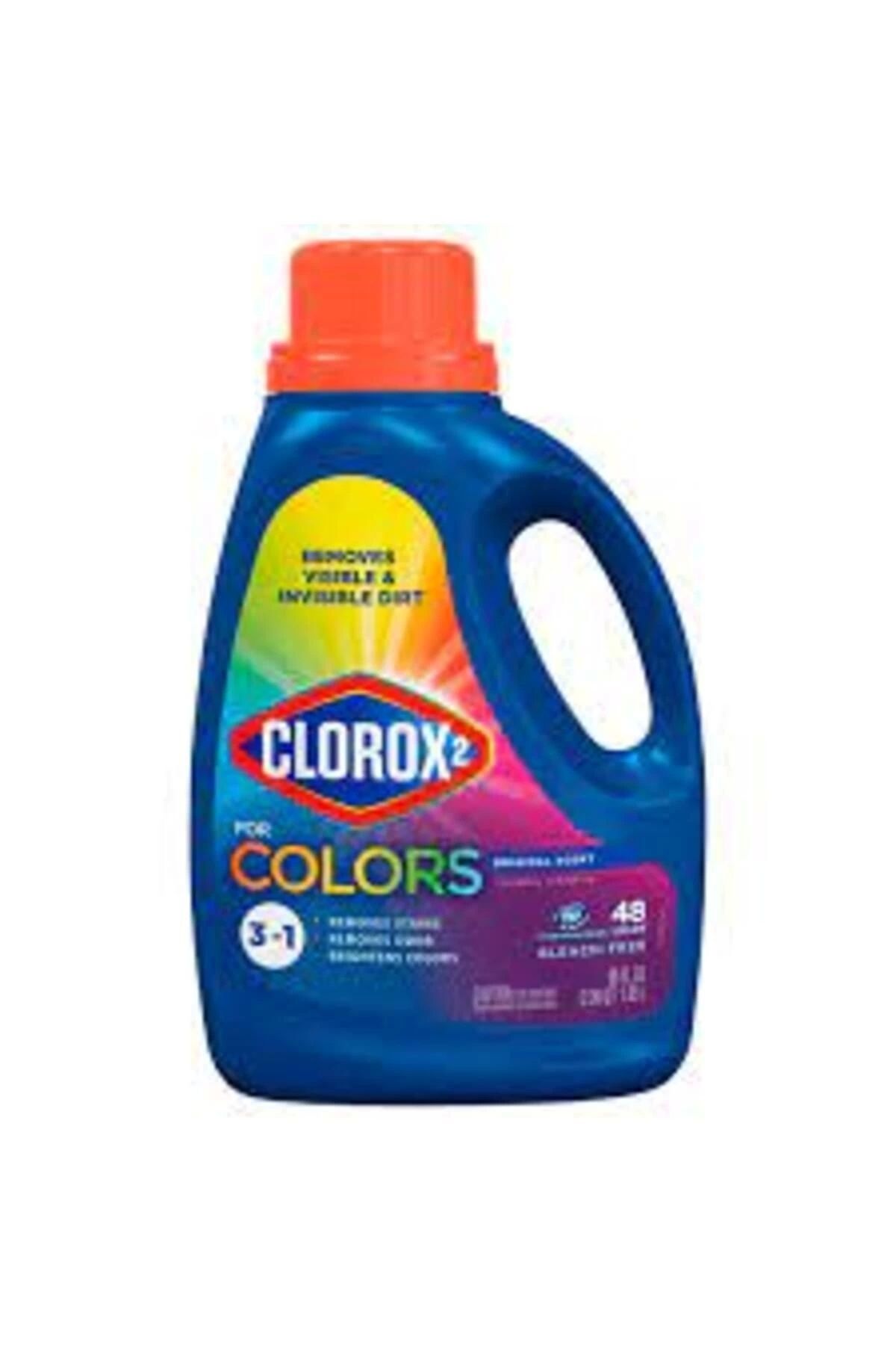 Clorox Clorox2 For Colors Orıgınal Scent 3 ın 1 Renkli Çamaşır Leke Çıkartıcısı 1.95 ml