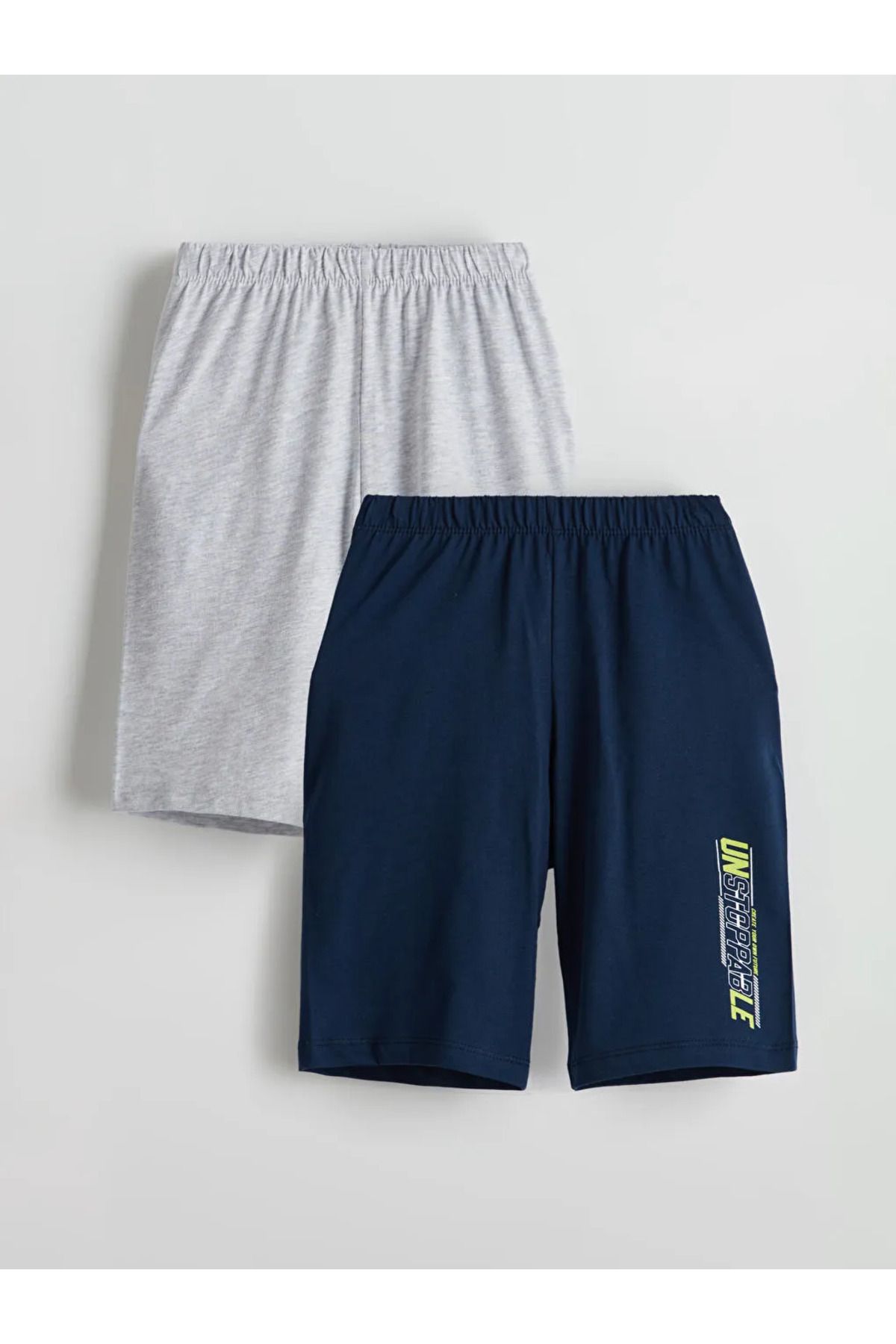 LC Waikiki LCW Kids Beli Lastikli Erkek Çocuk Pijama Şort 2'li