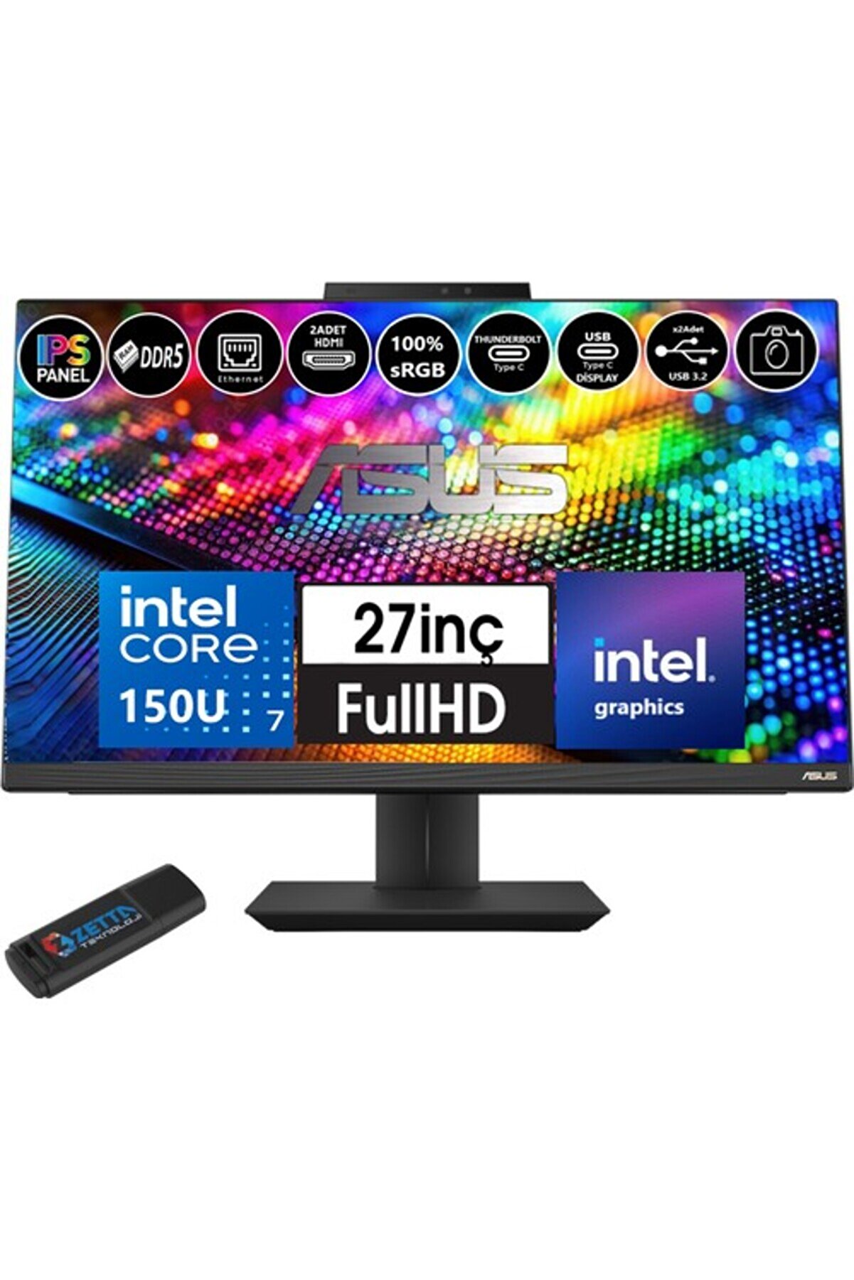 A5702WVARK Intel Ultra 7 150U 16GB Ddr5 2tb SSD IPS Windows 11 Pro  27