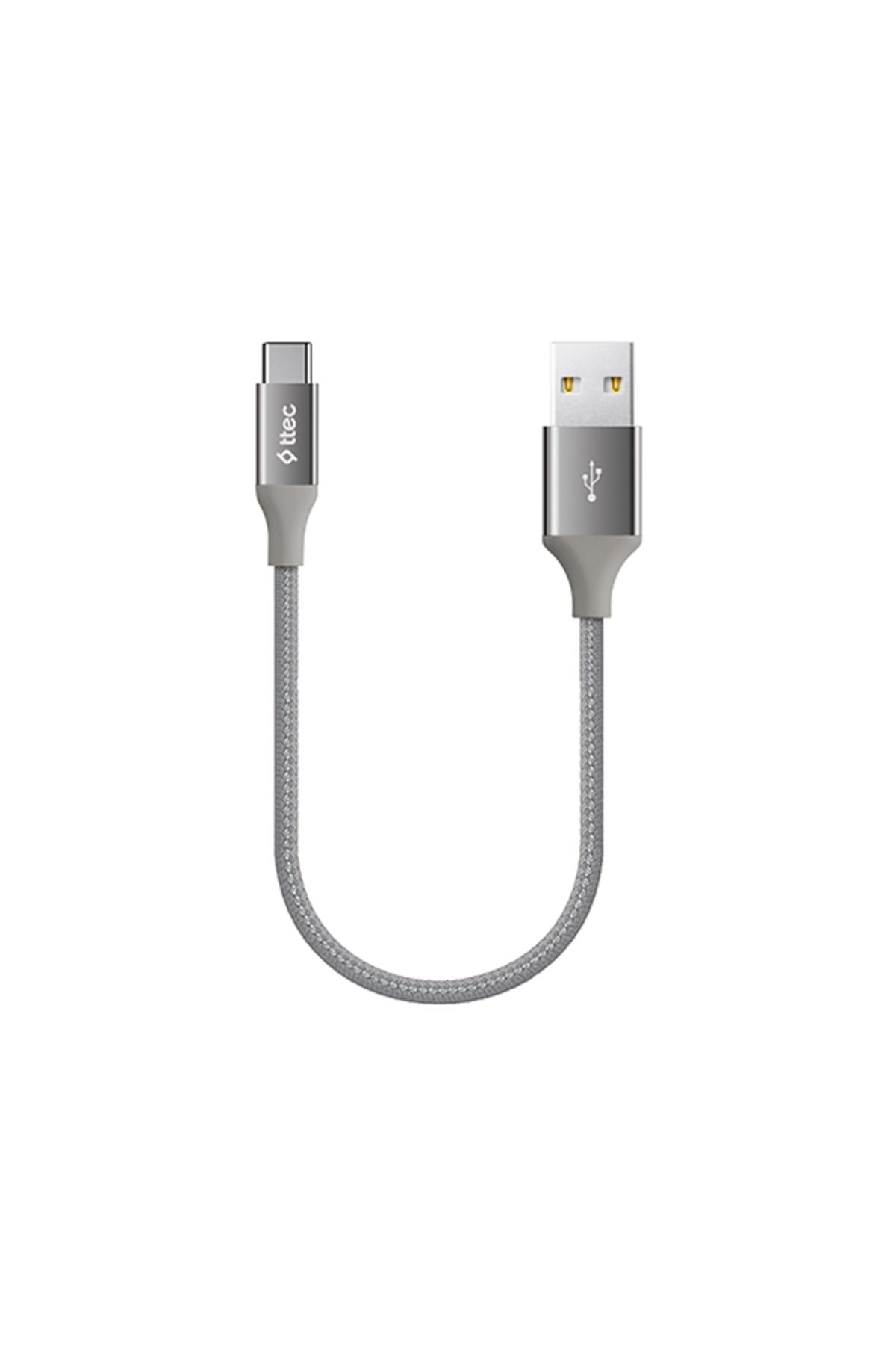 Ttec Type-c Şarj Ve Data Kablosu Hızlı Şarj Uyumlu 30 Cm