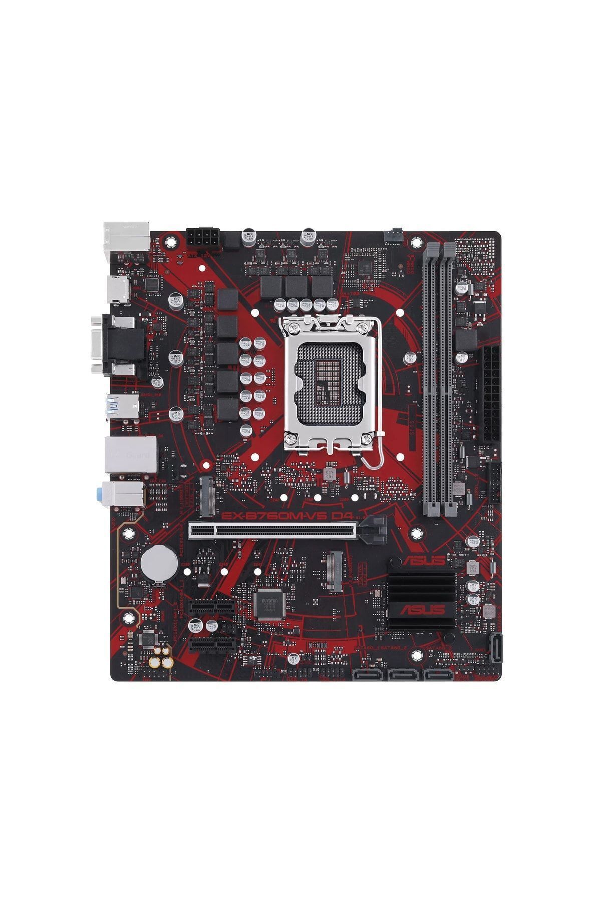 ASUS Ex-b760m-v5 D4-csm 5333mhz(OC) M.2 Hdmı Vga Matx 1700p