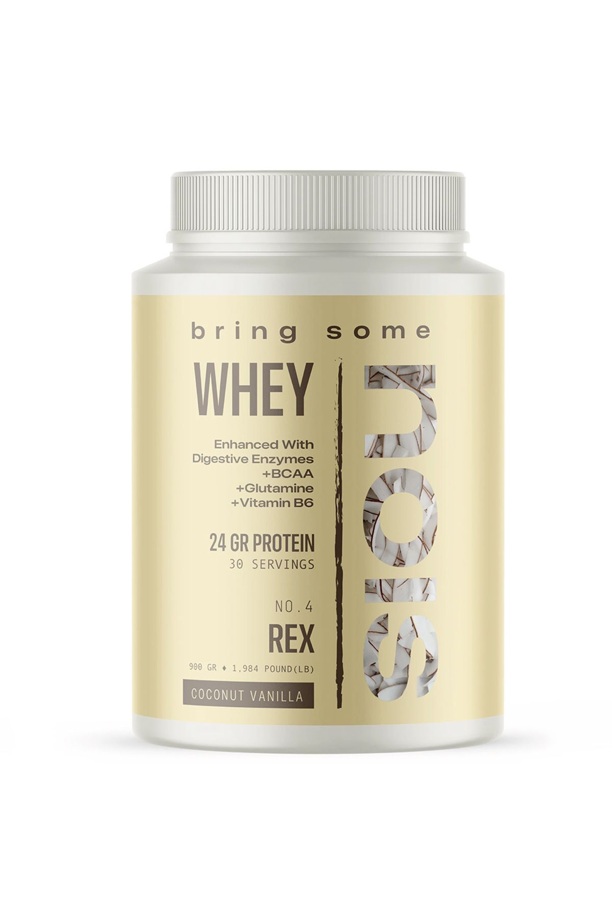 Nois Nutrition NOIS WHEY "REX 900" Coconut Vanilla Aromalı 900 GR