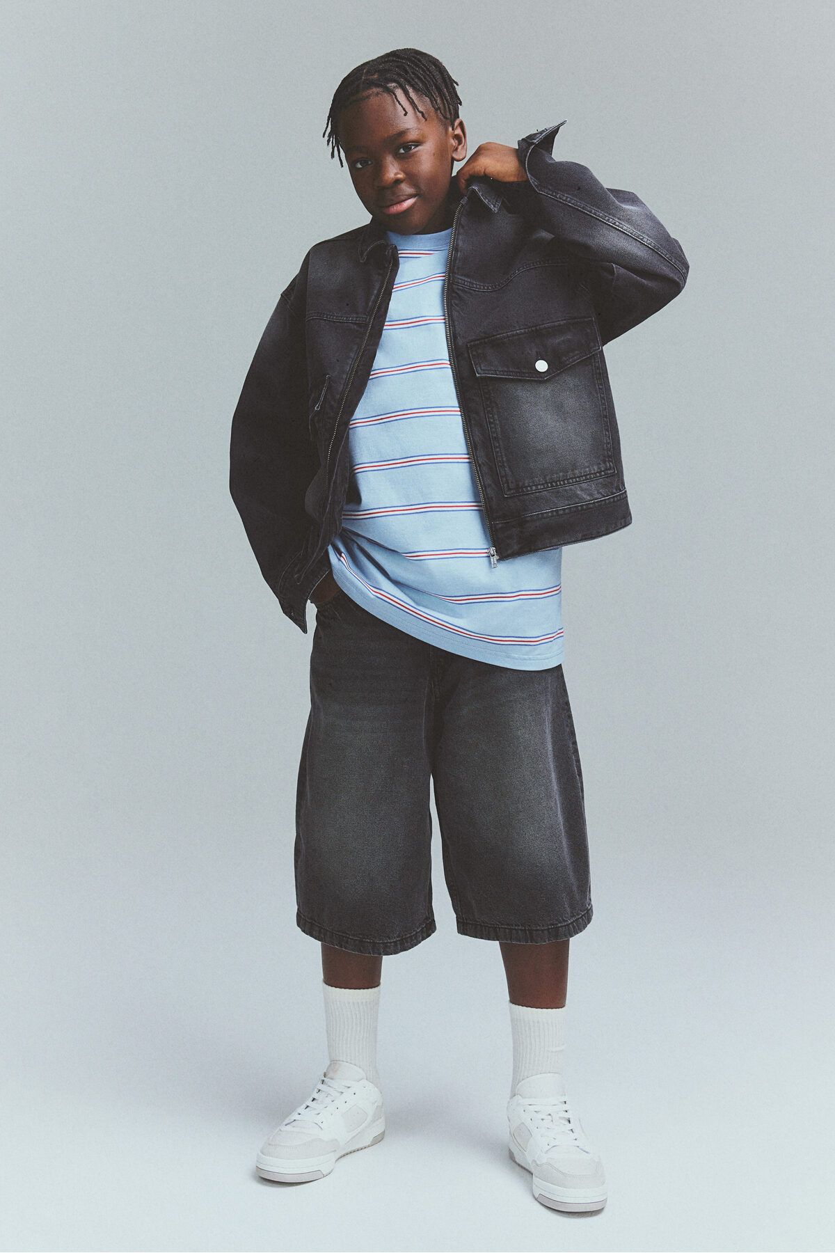 H&M Baggy Kot Şort