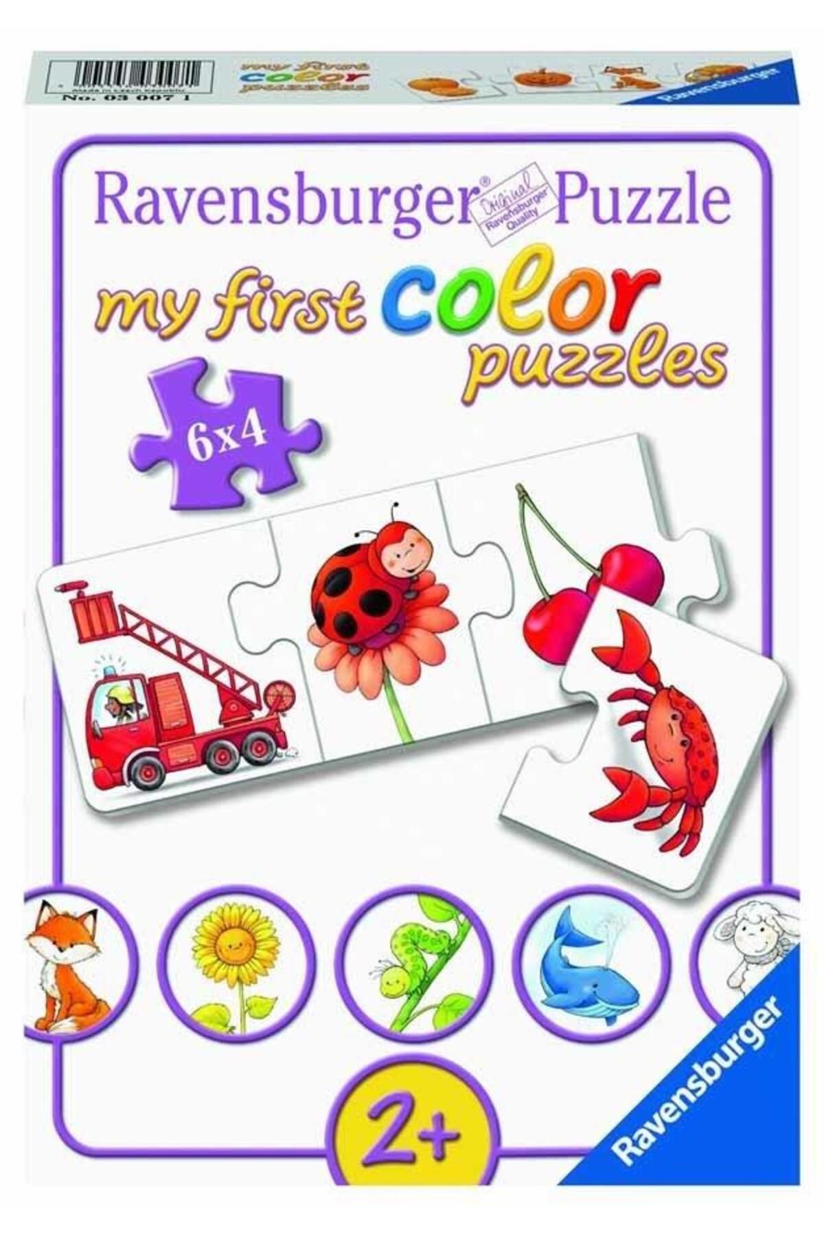 RAVENSBURGER 6x4 Parça Puzzle Bütün Ilk Renklerim 030071