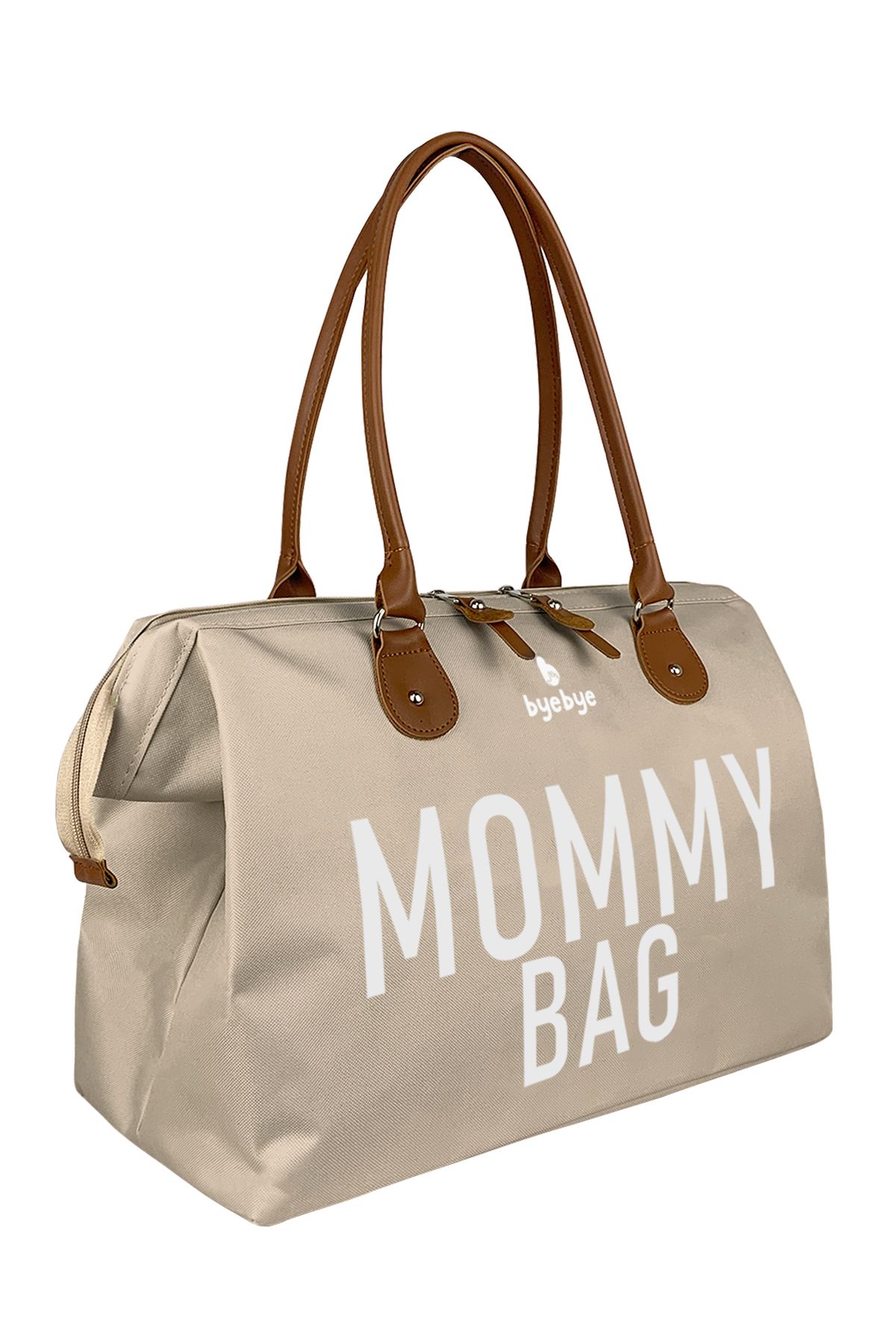 Stylo Mommy Bag Usa Anne Bebek Bakım Ve Kadın Çantası - Bej