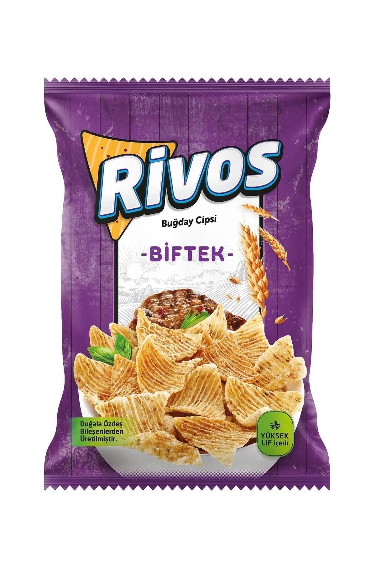 Haşiroğlu Rivos Biftek Buğday Cips 56 G E
