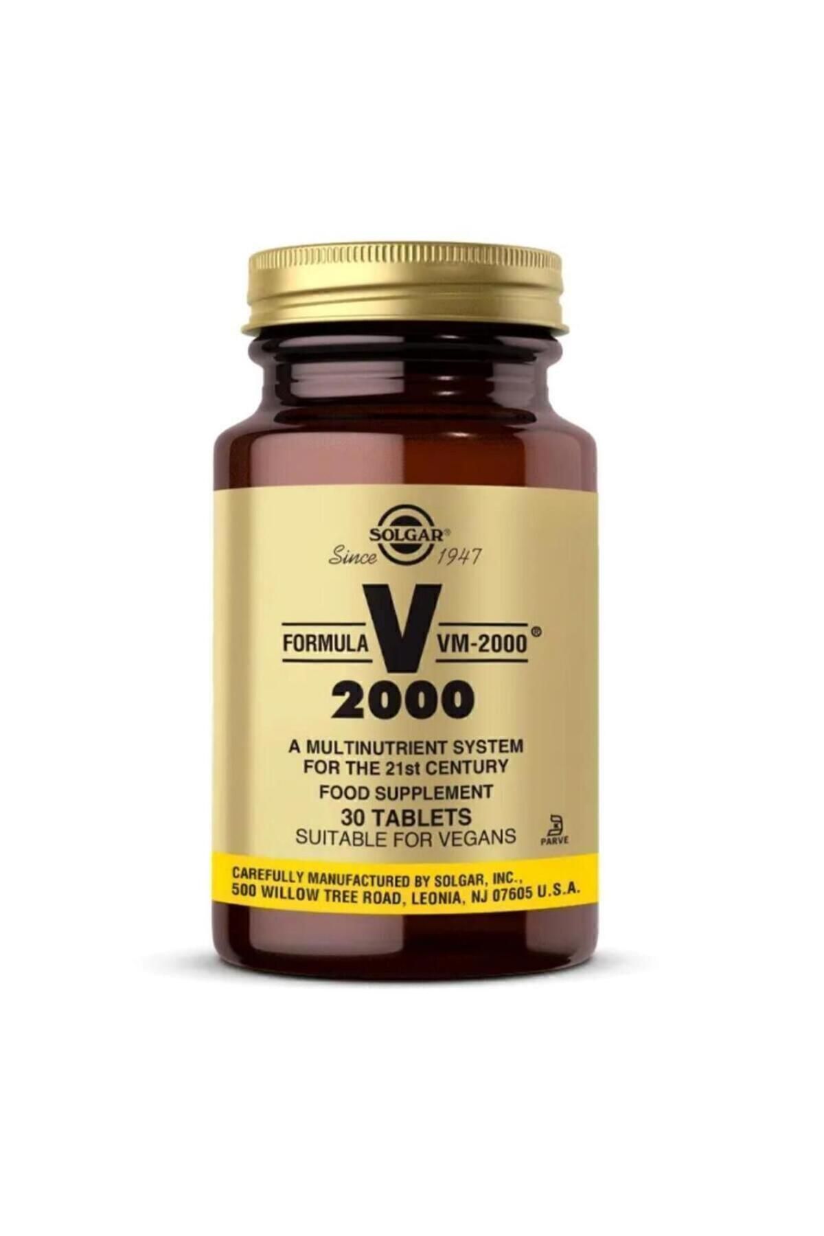 Solgar Vm 2000 30 Tablet Multivitamin