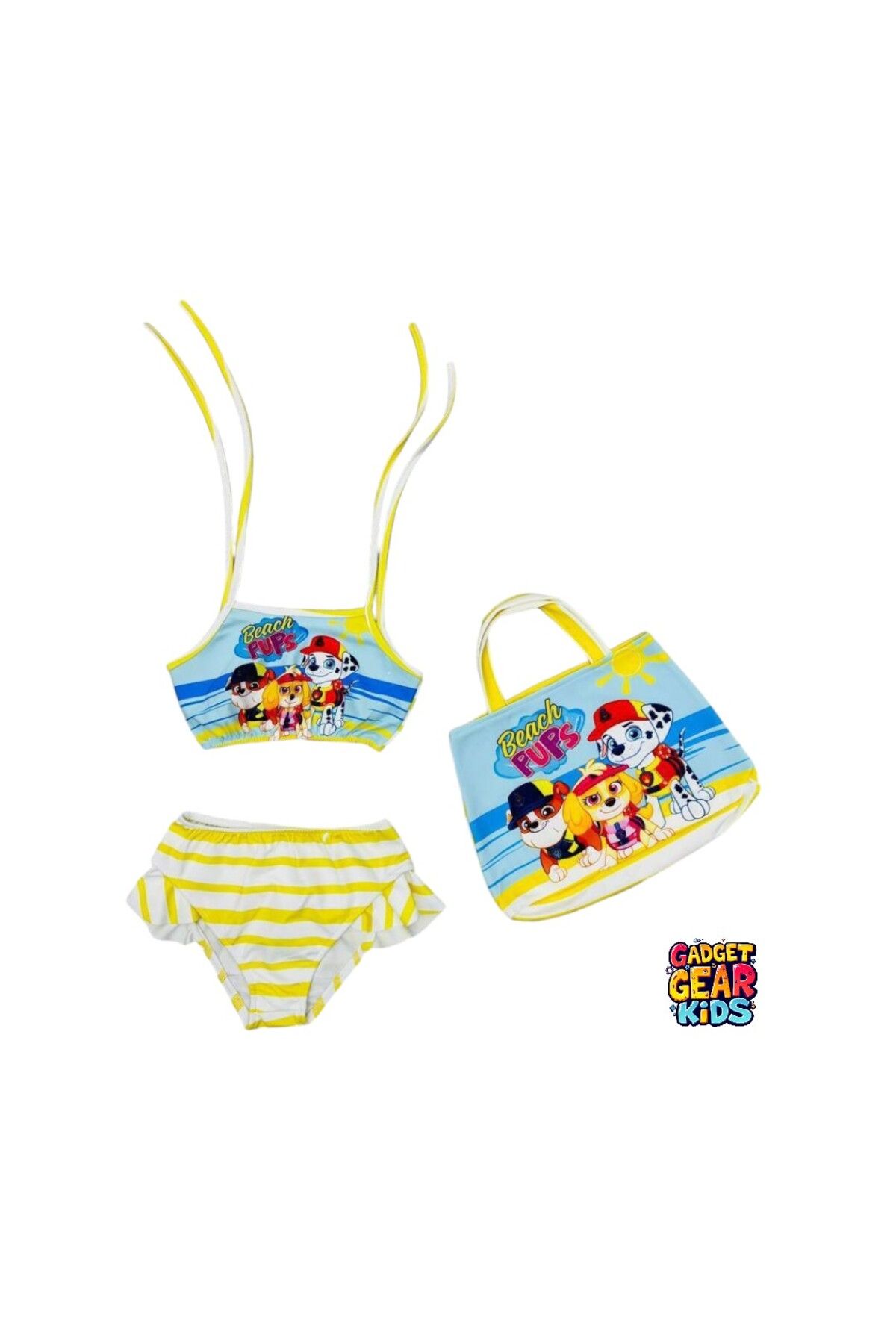 Gadget Gear Kız Çocuk Bikini Takımı Karakter Baskılı