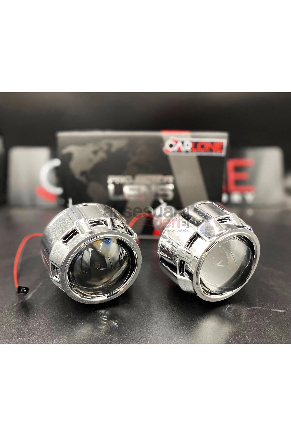 carlone Bi Xenon Mercek Far 2,5inch Projektör Far Göbeği