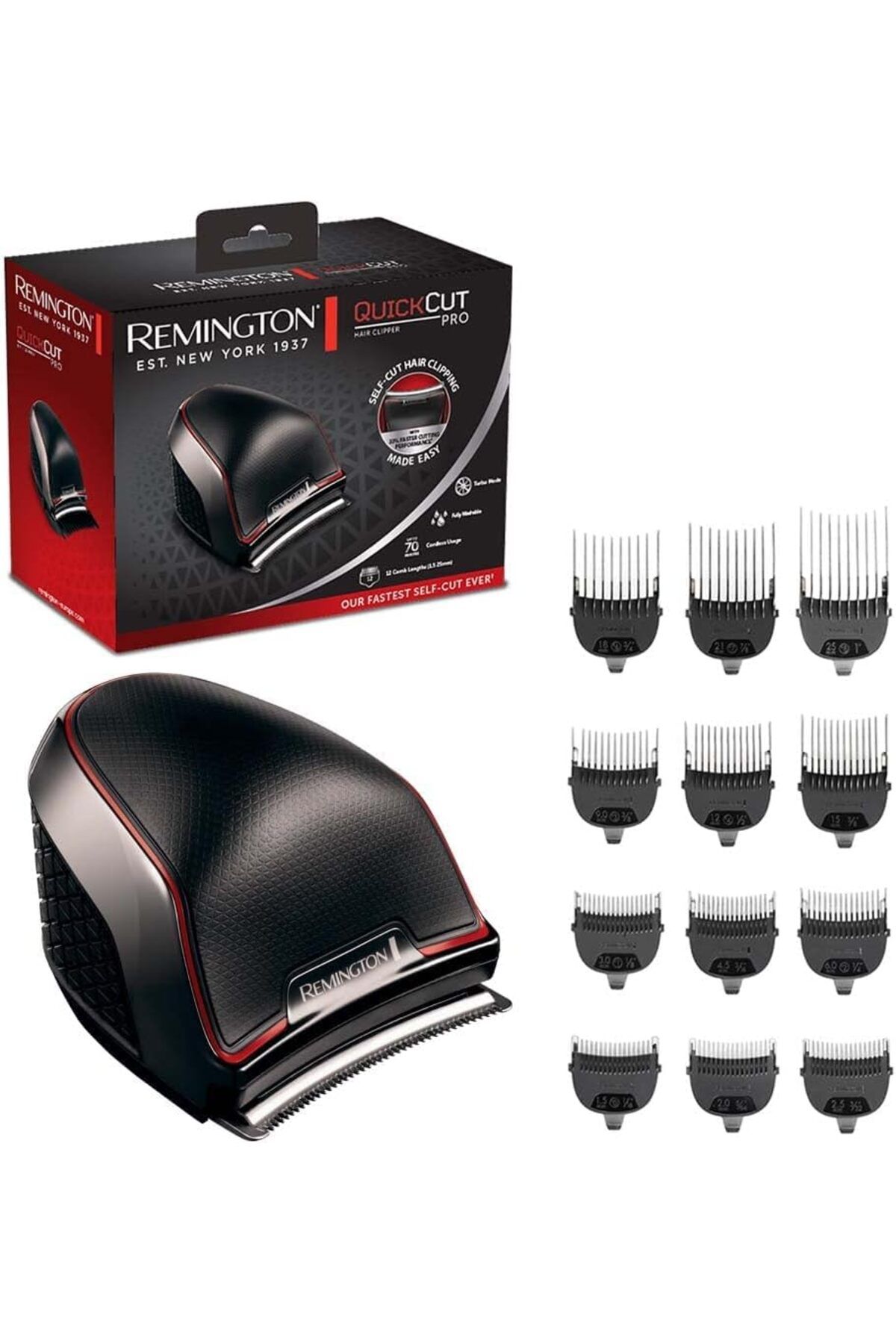 Remington Siyah Hc4250 Quick Cut Avuç Içi Saç Kesme Makinesi