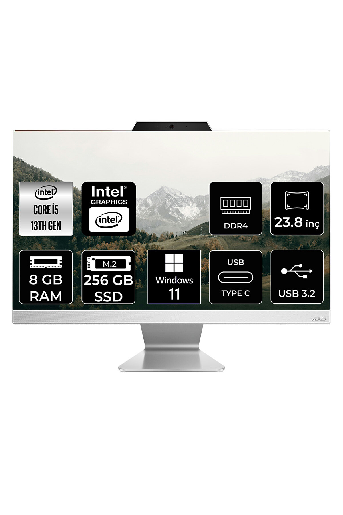 A3402 i5 1335U 8GB 256GB SSD 23.8